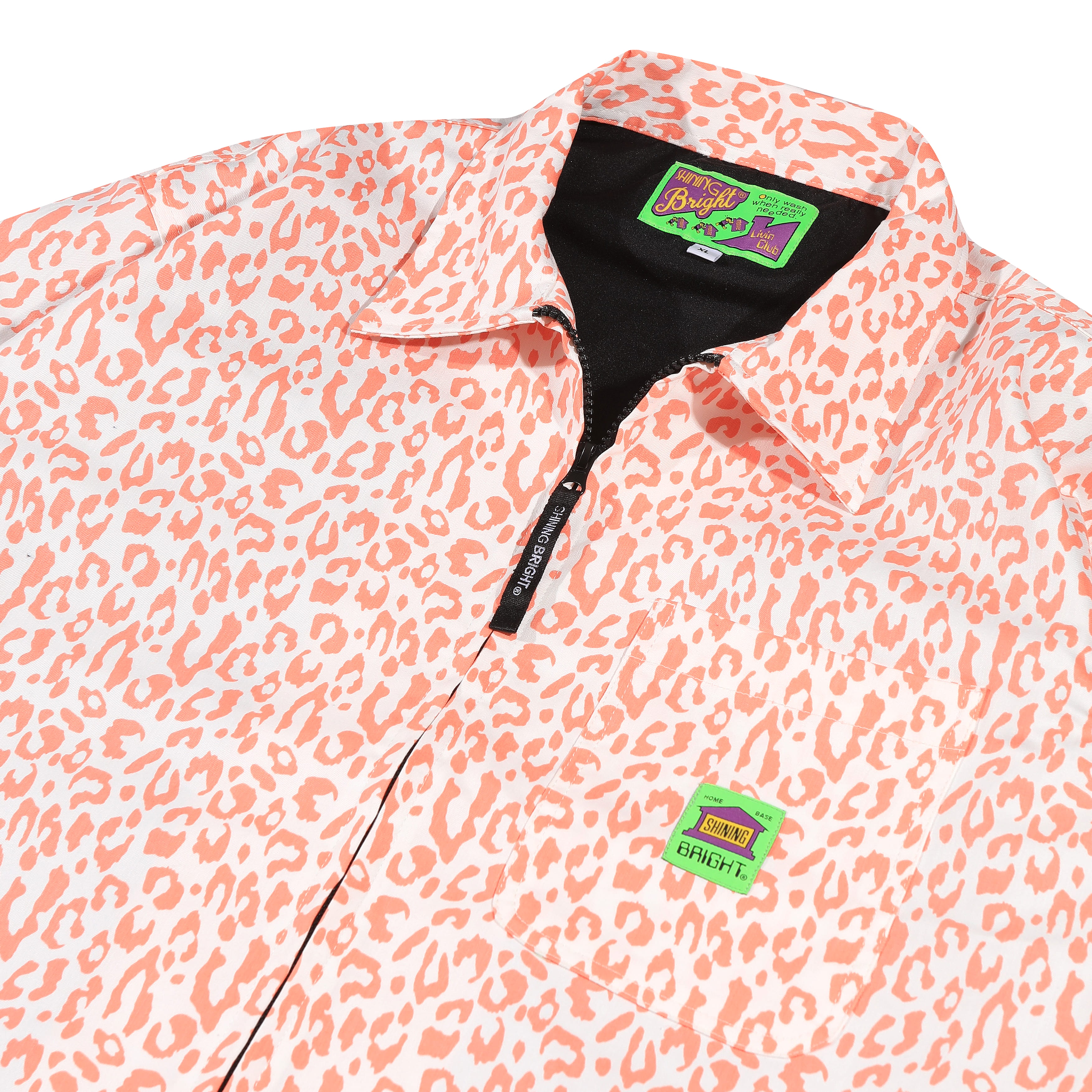 Shining Bright Home Work Jacket - Leopard
