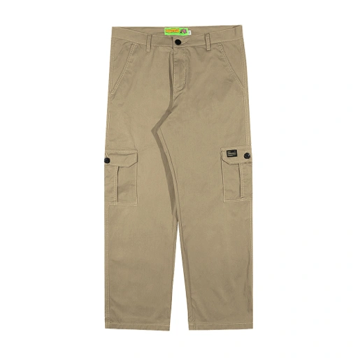Image of Shining Bright Vain Long Cargo Pants - Cream