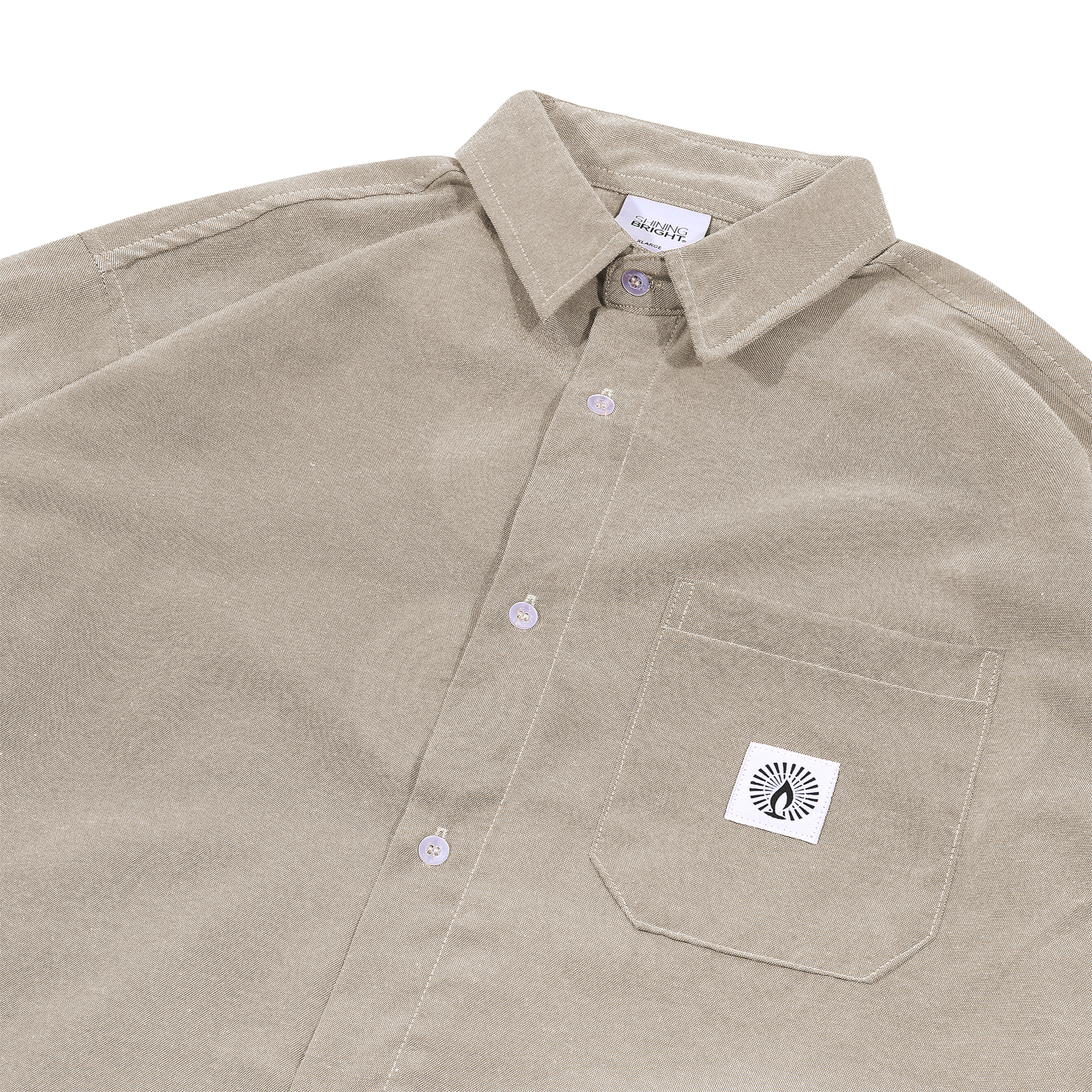 Shining Bright Shirt Oxford - Cream