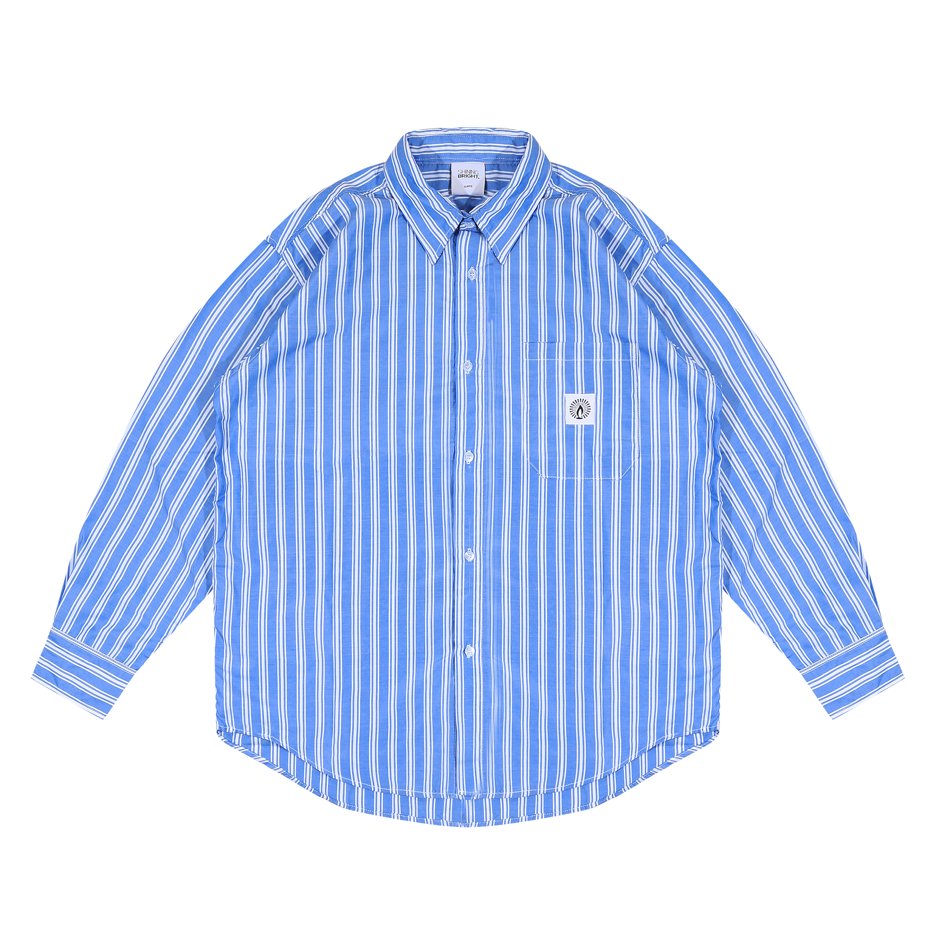 Shining Bright Shirt Racer Stripe - Blue