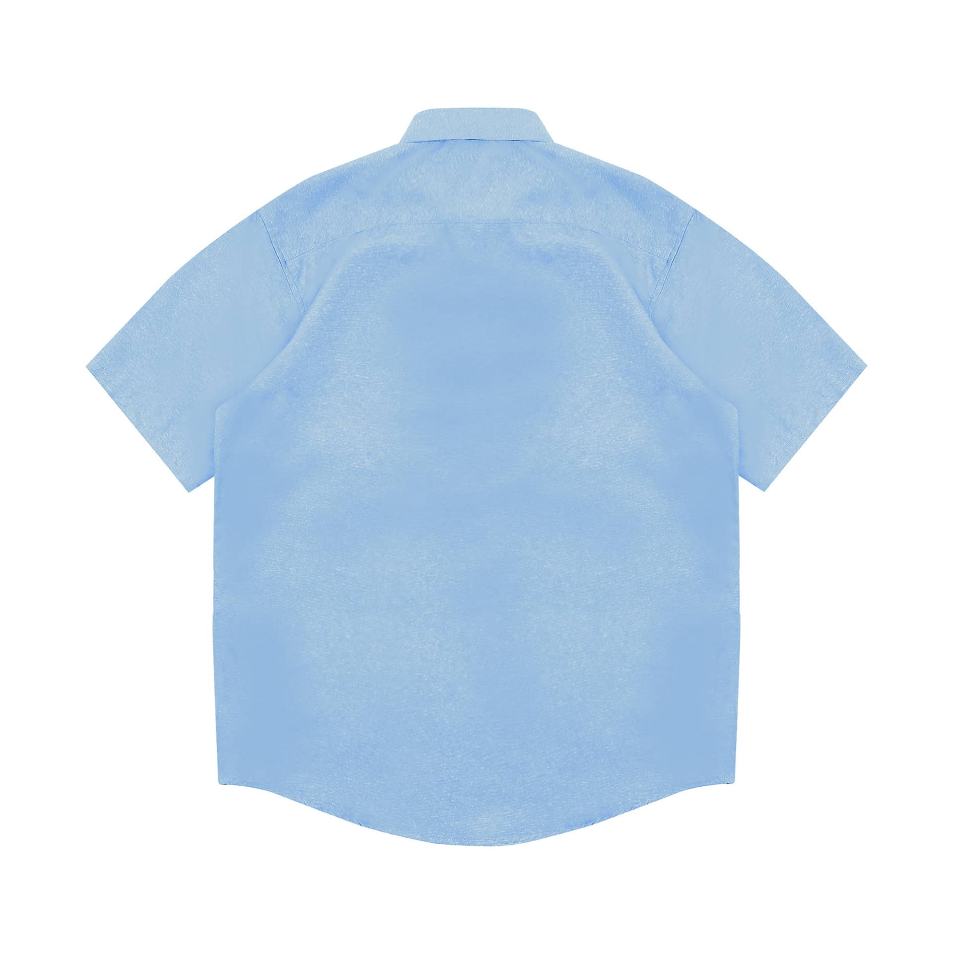 Shining Bright Regular Collar Shirt - Sky Blue