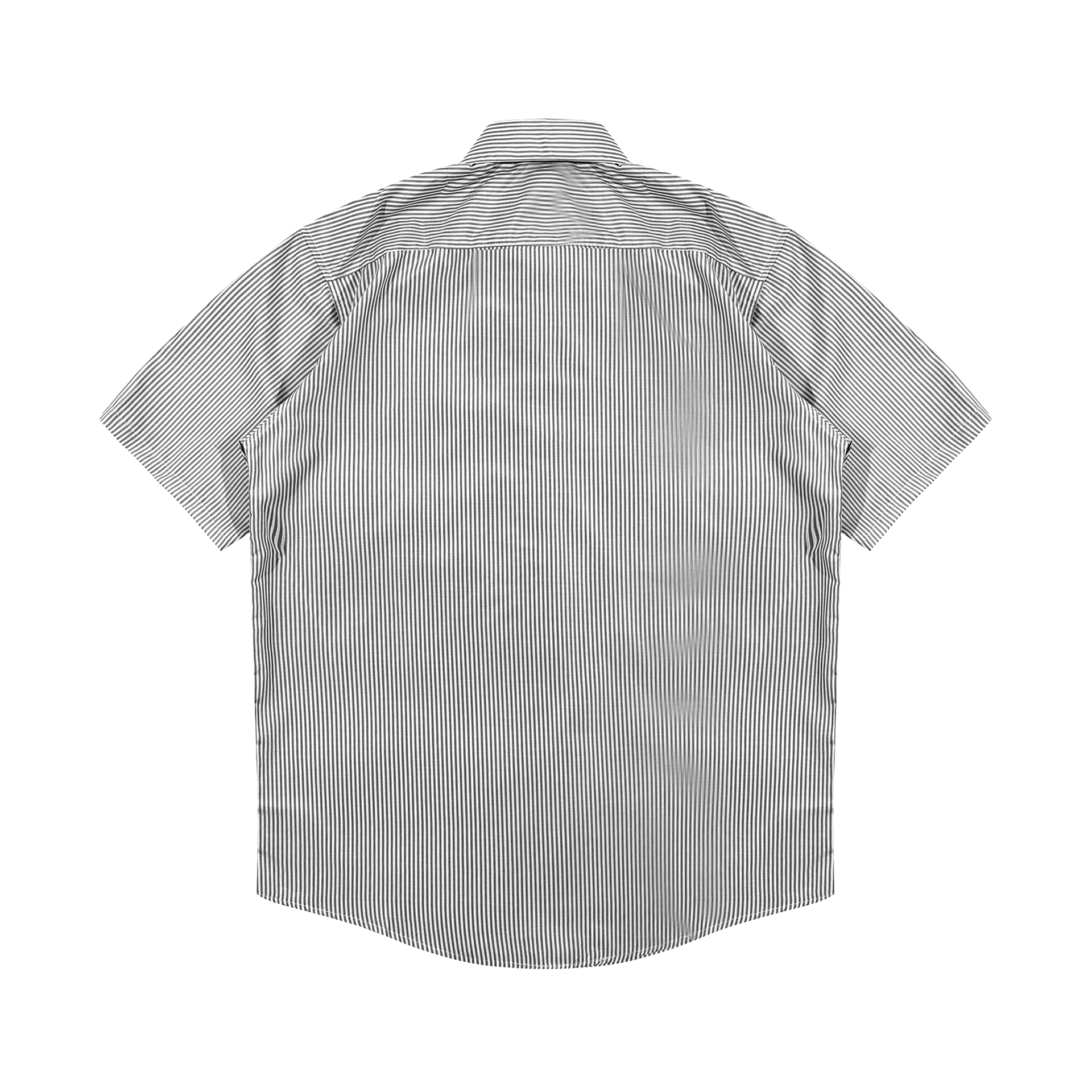 Shining Bright Line Collar Shirt - Black
