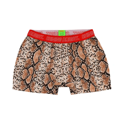 Image of Shining Bright Python Boxer - Brown