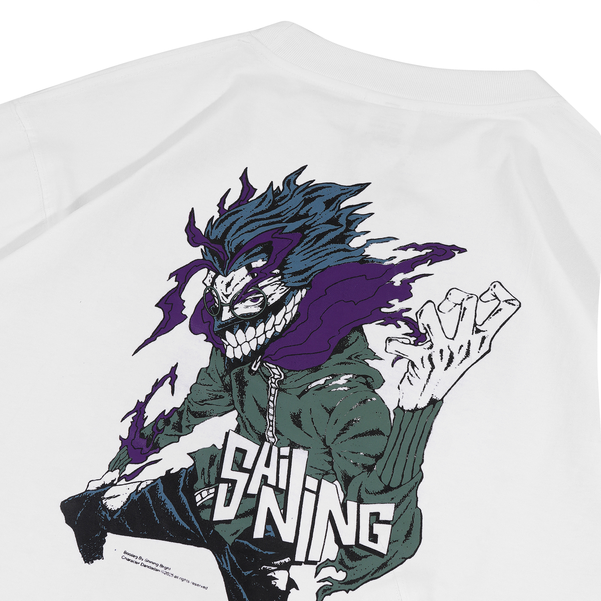 Shining Bright Dandadan Tshirt - White