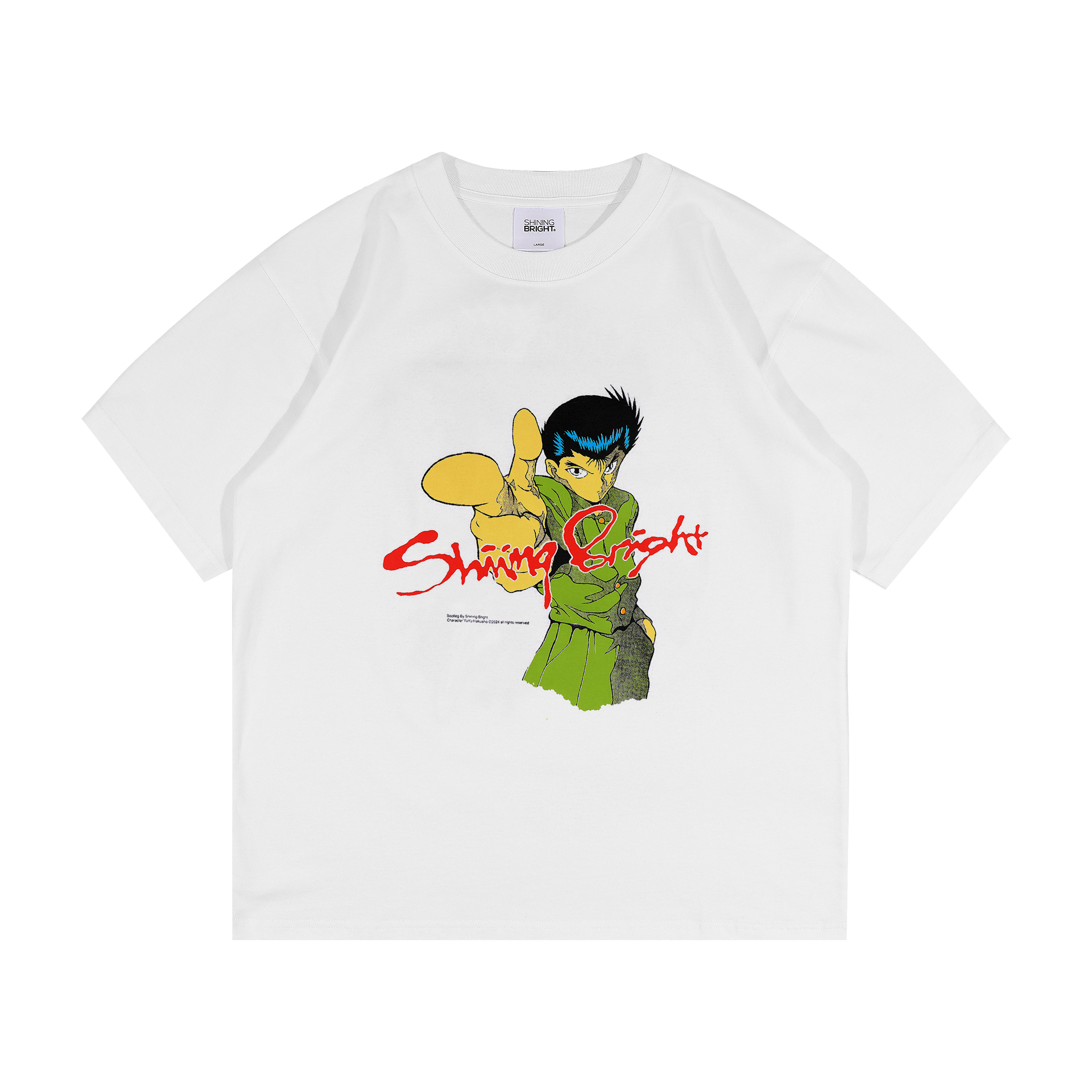 Shining Bright Yuyuhakuso Tshirt - White