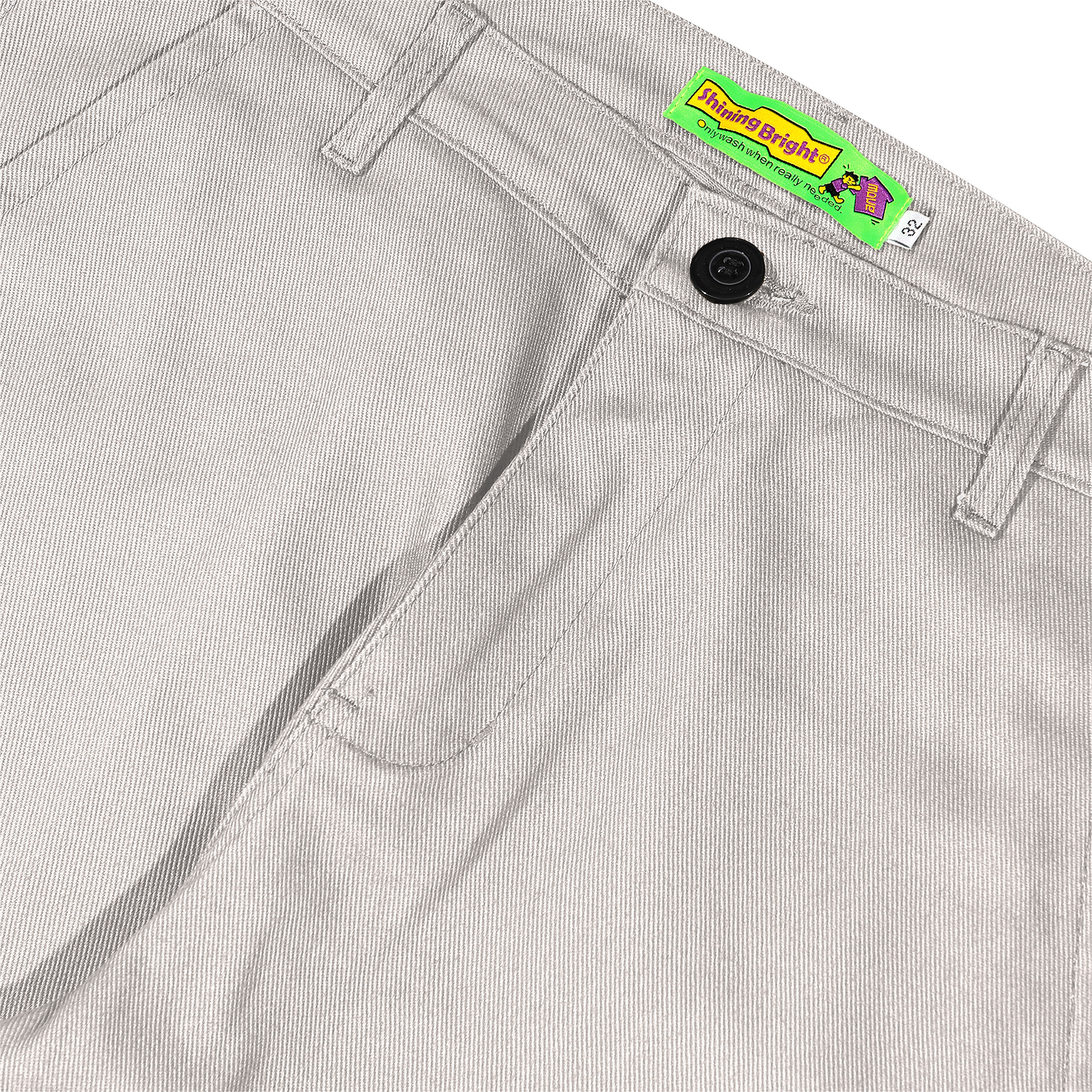 Shining Bright Chinos Long Pants - Broken White