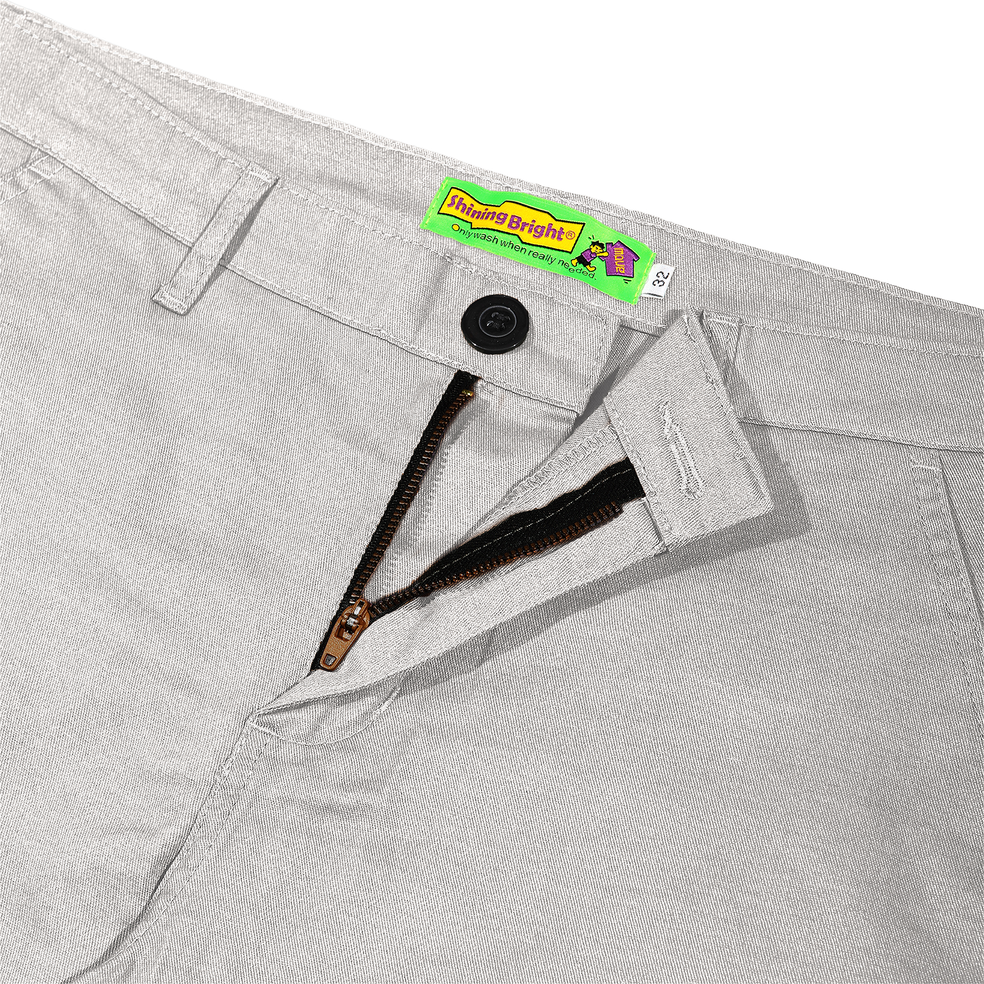 Shining Bright Chinos Short Pants - Broken White