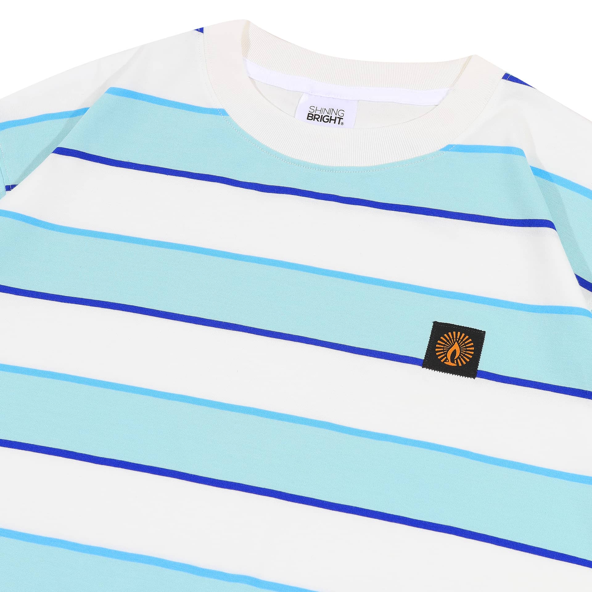 Shining Bright Rome Stripe Tshirt - Mint