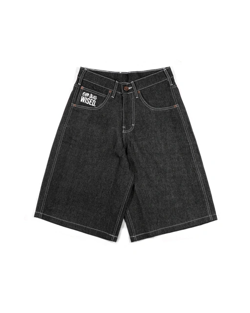 Image of Shining Bright X Wised Offraw Jorts Pants - Black