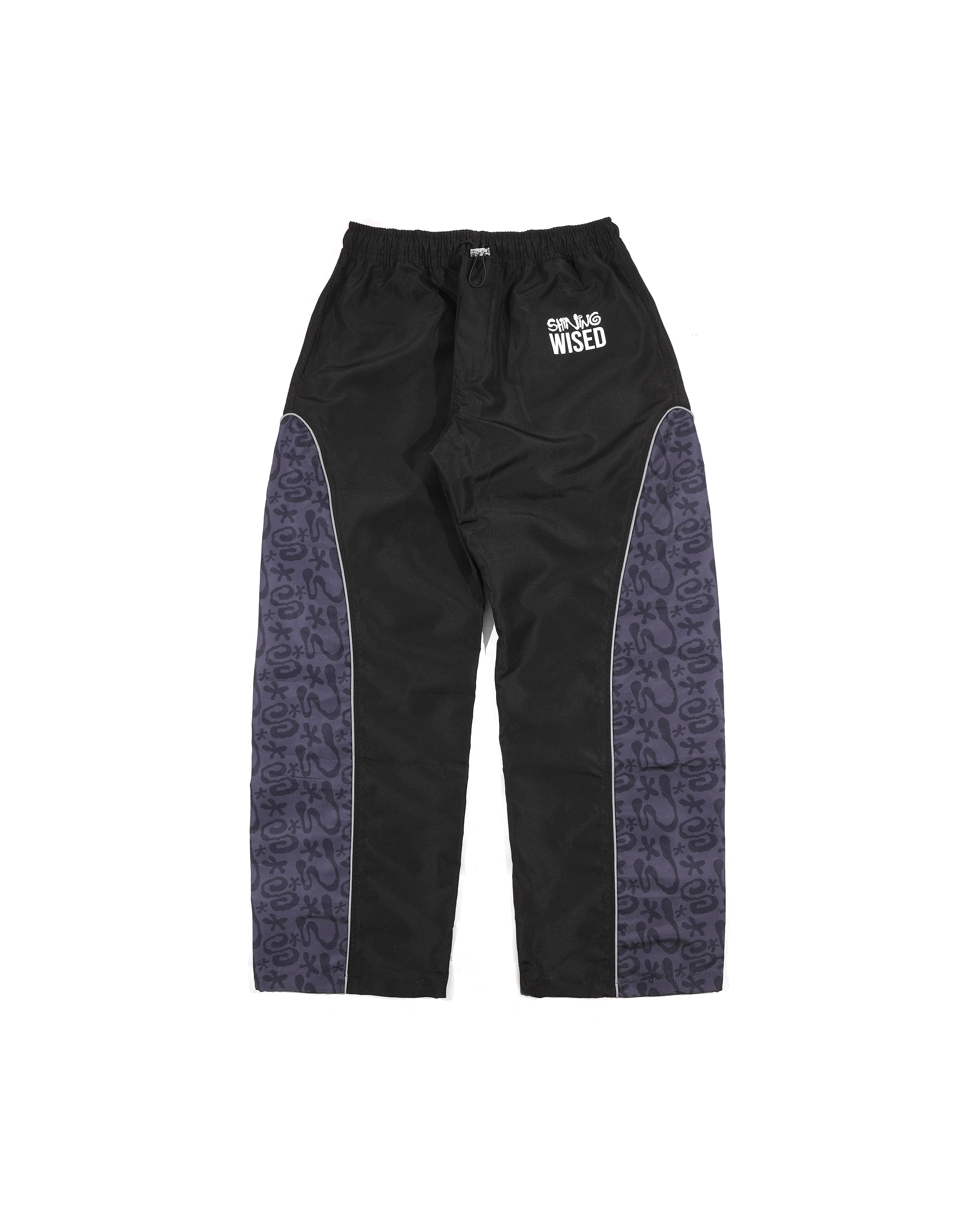 Shining Bright X Wised Driftspeed TrackPants - Black Purple