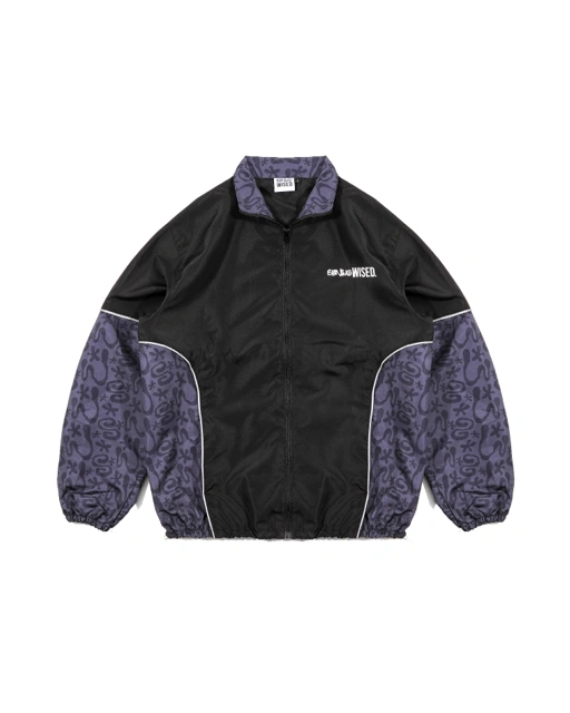 Image of Shining Bright X Wised Neoshell Tracksuit - Black Purple