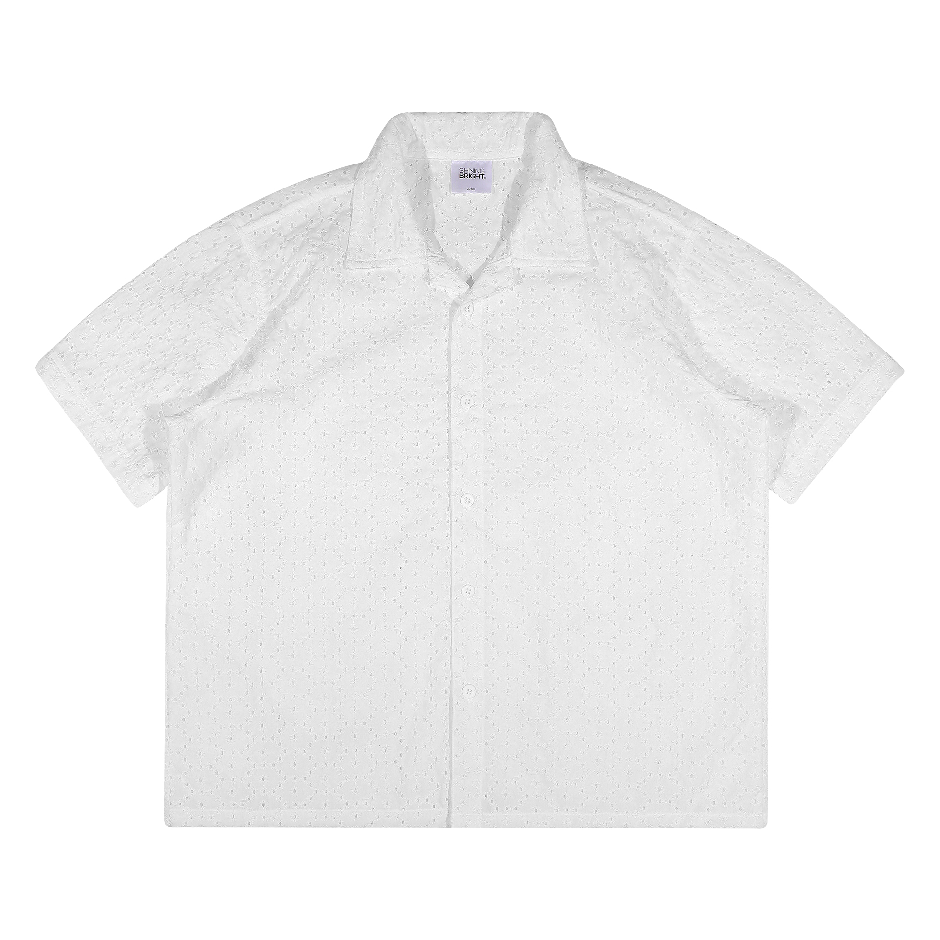 Shining Bright Fleur Shirt - White