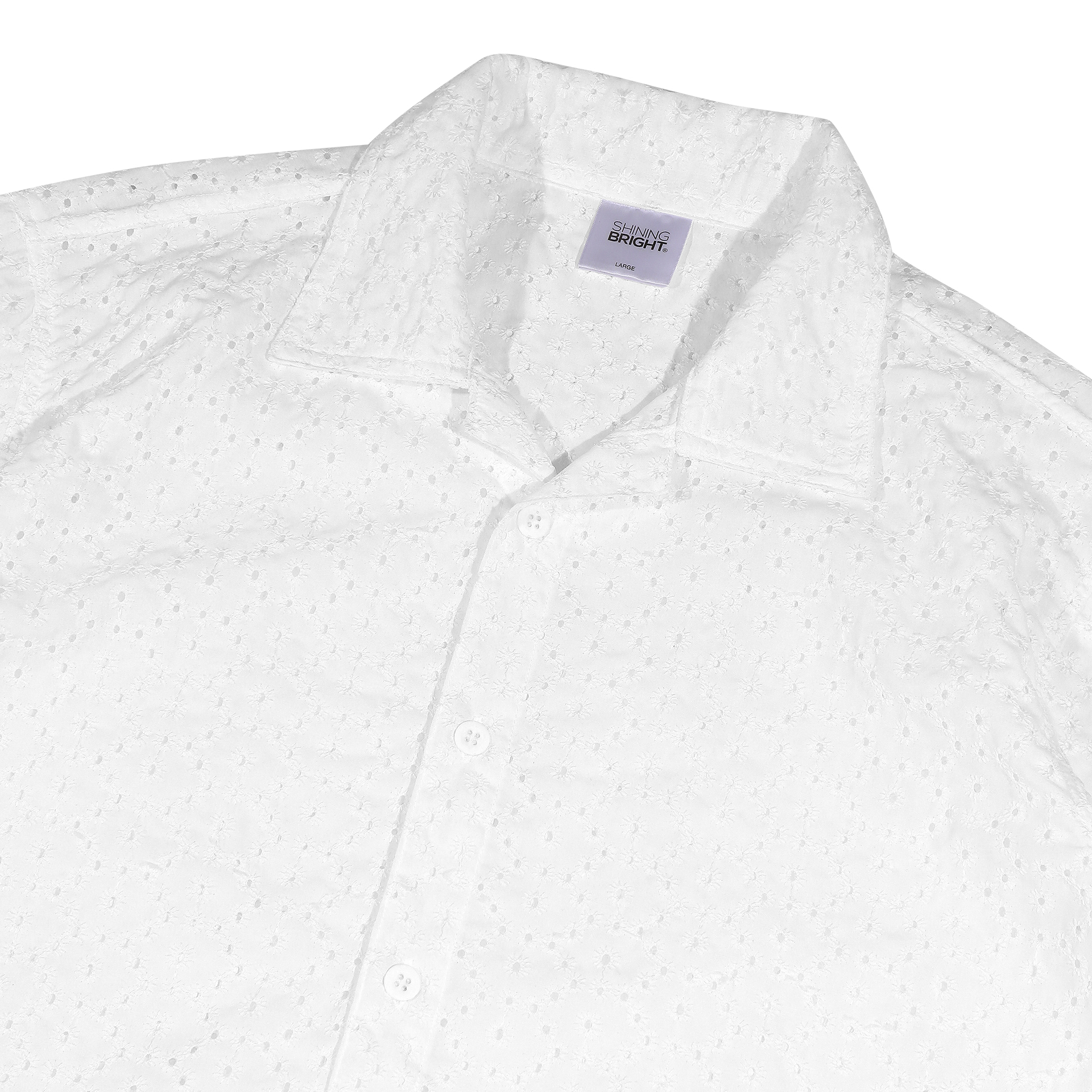 Shining Bright Fleur Shirt - White