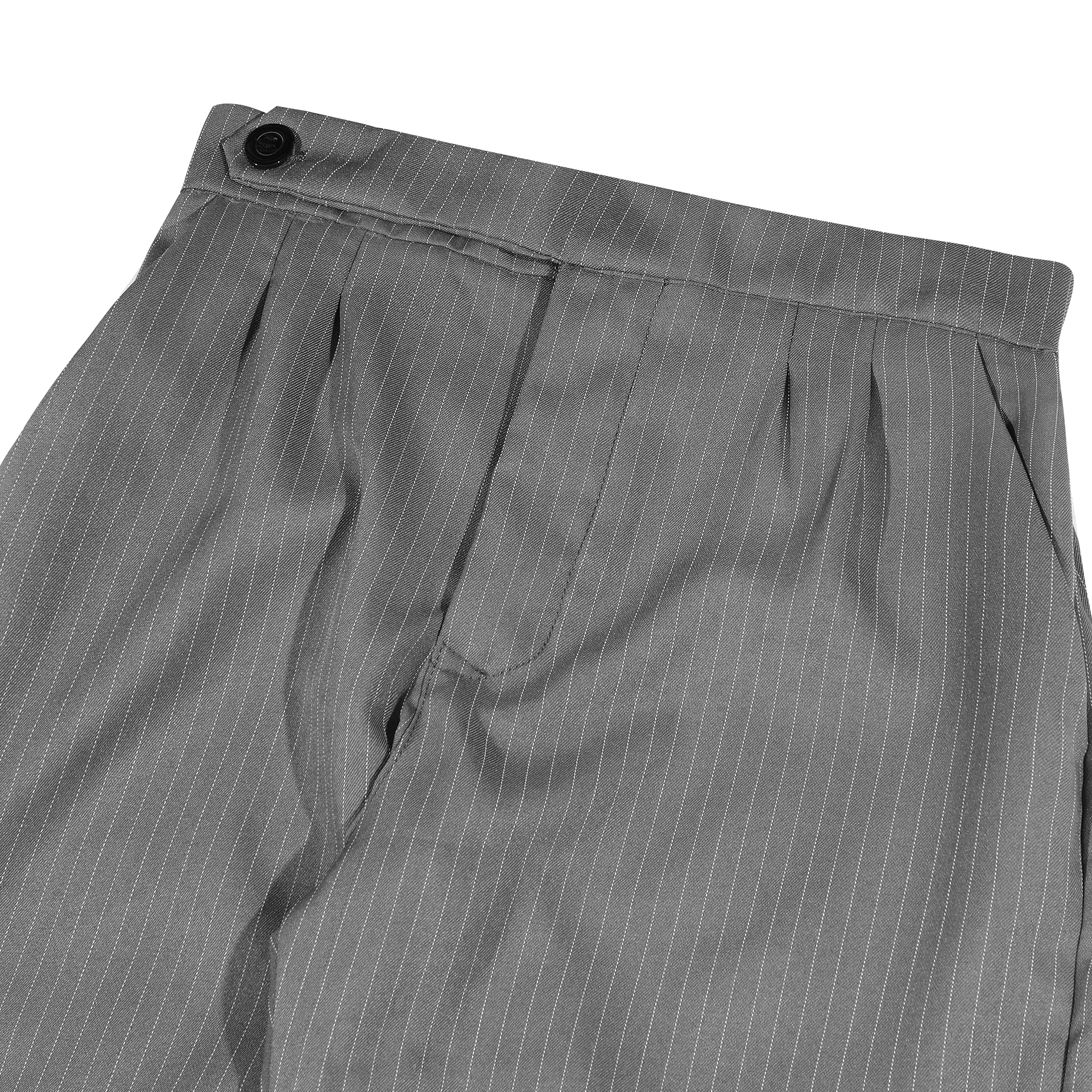 Shining Bright Light Stripe Long Pants - Stone Grey
