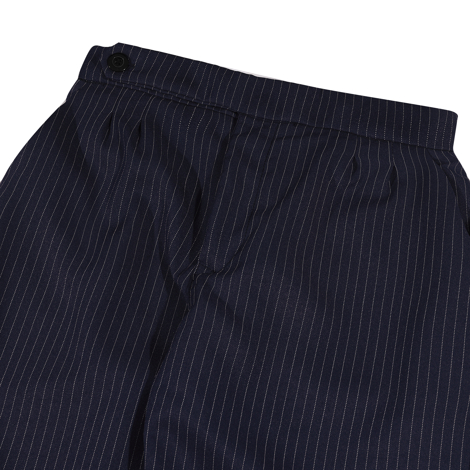 Shining Bright Light Stripe Long Pants - Navy
