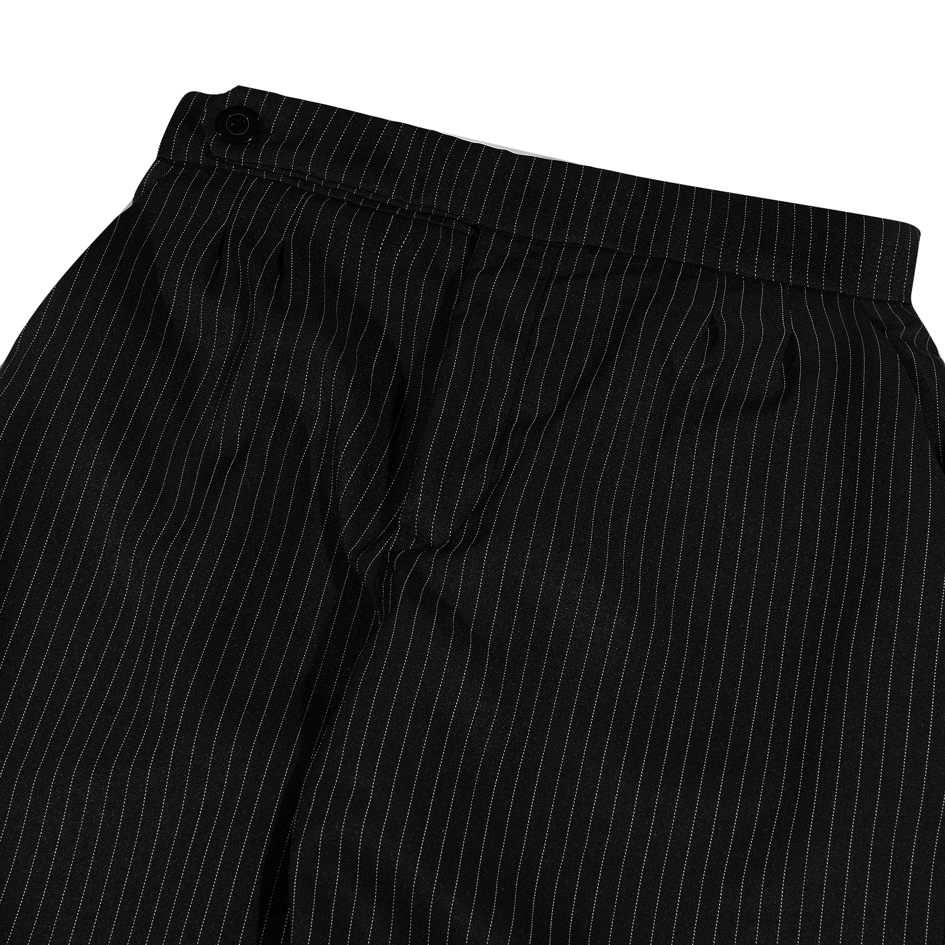 Shining Bright Light Stripe Long Pants - Black