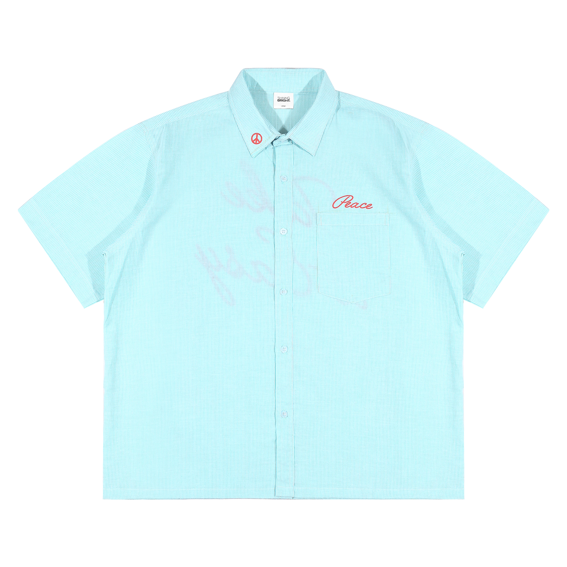 Shining Bright Take Easy Collar Shirt - Blue