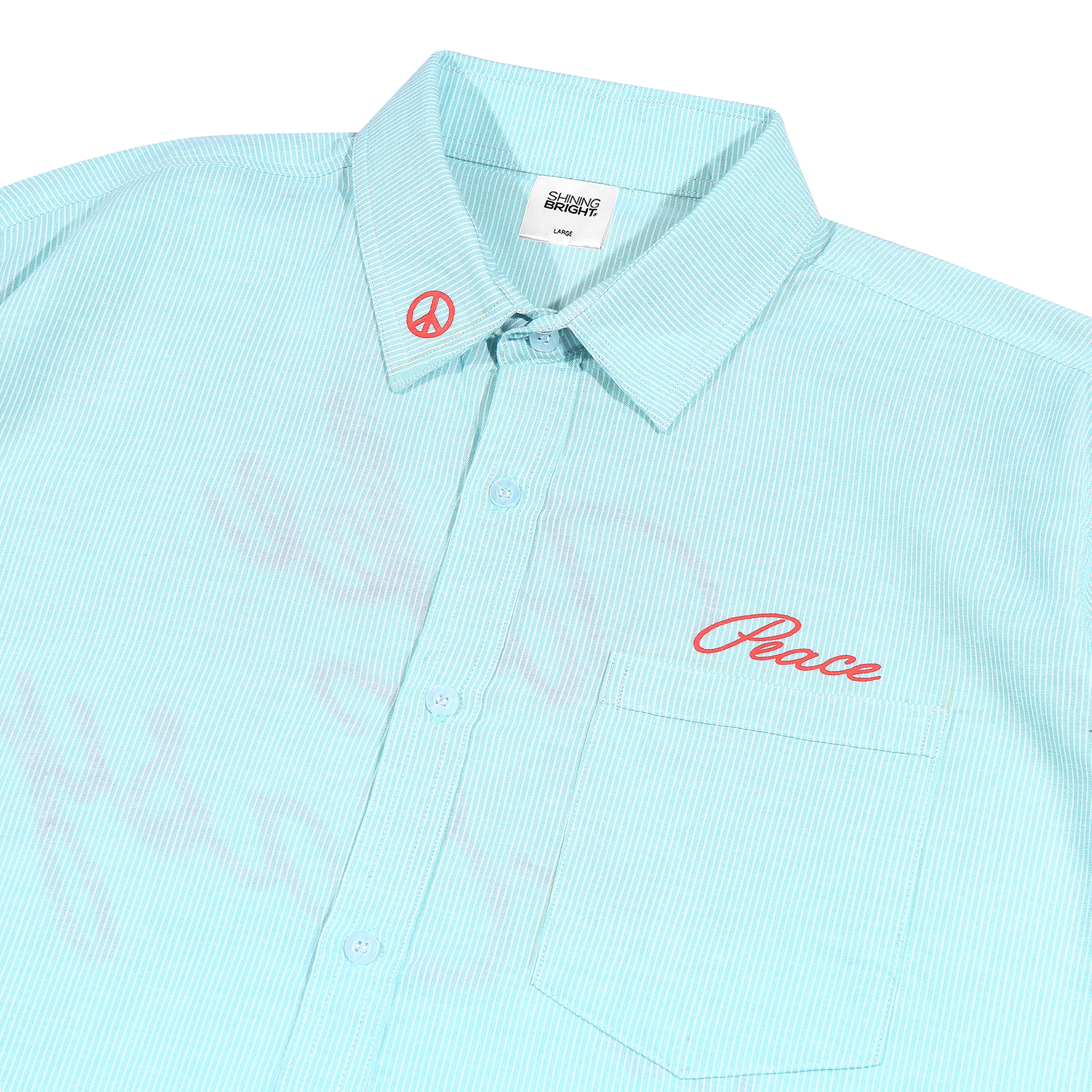 Shining Bright Take Easy Collar Shirt - Blue