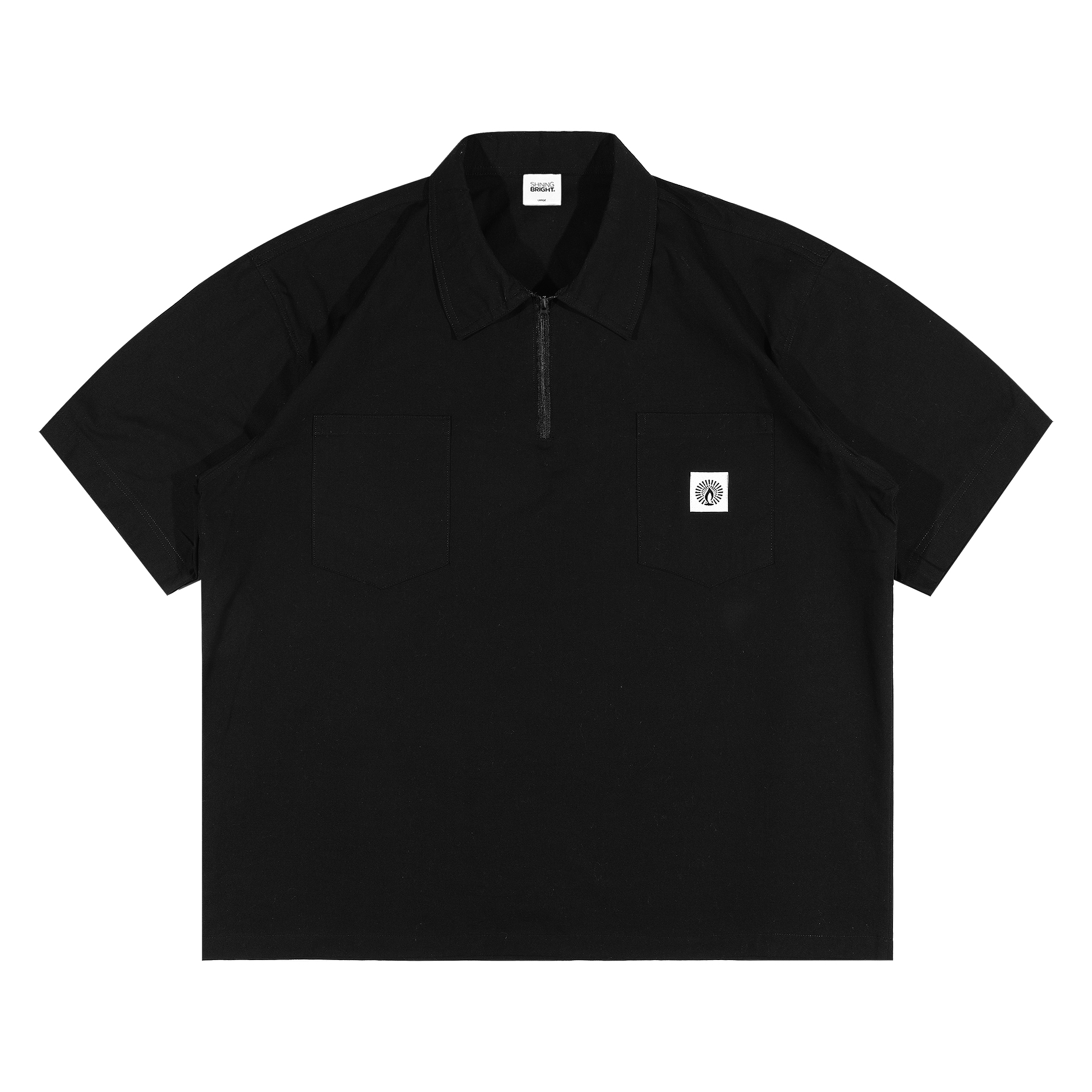Shining Bright Apple Shirt - Black