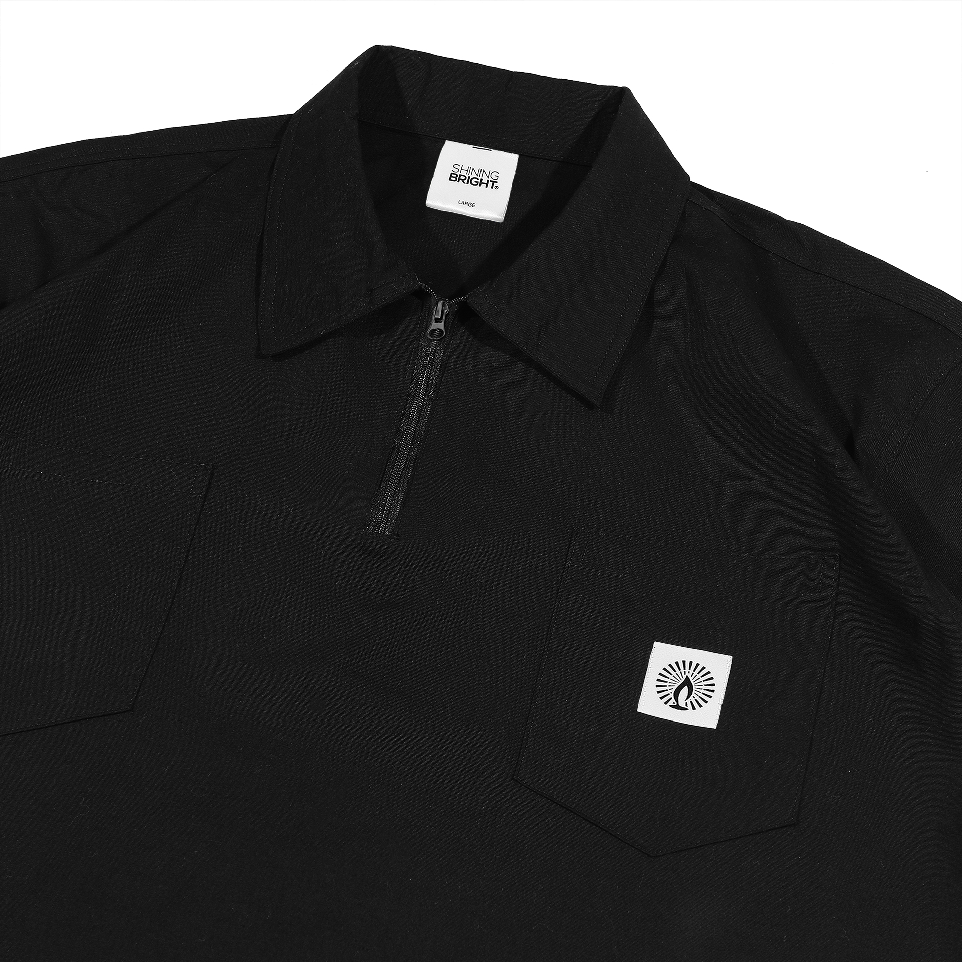Shining Bright Apple Shirt - Black