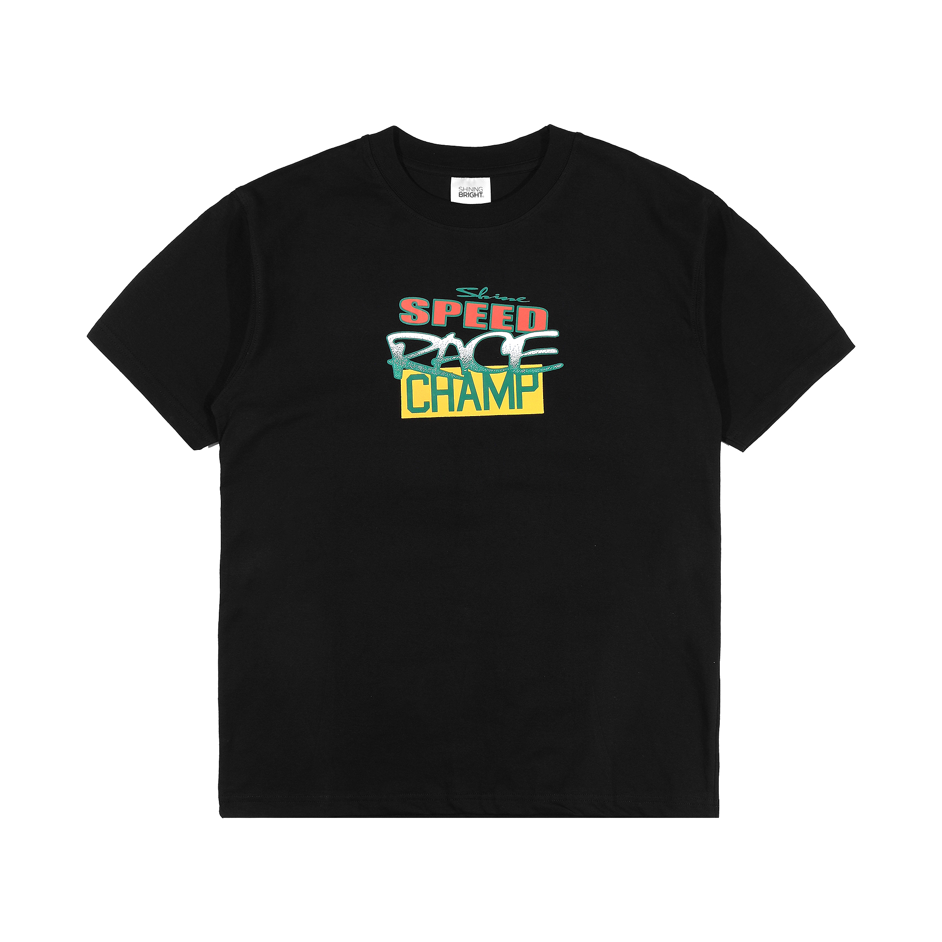 Shining Bright Speed Race Tshirt - Black