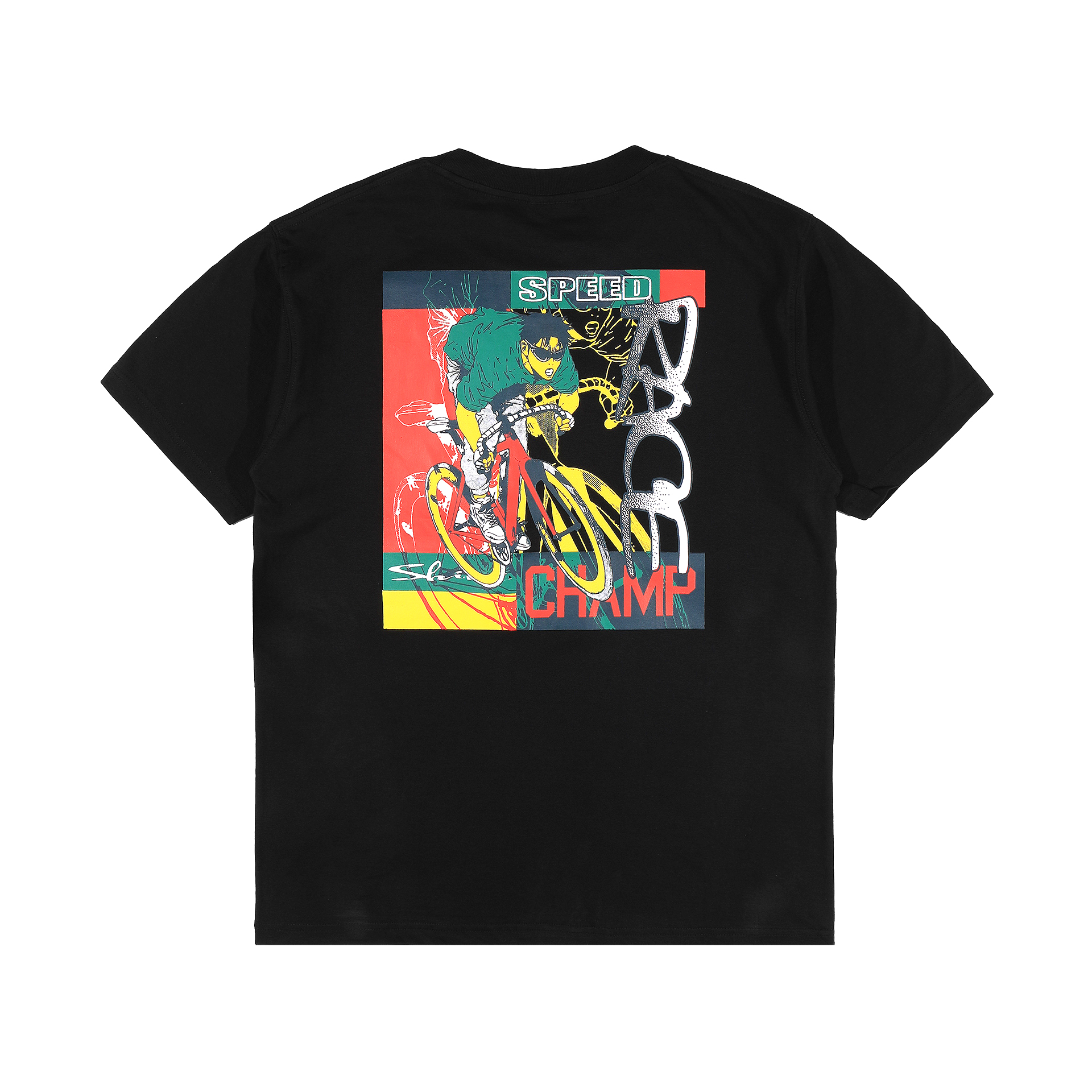 Shining Bright Speed Race Tshirt - Black