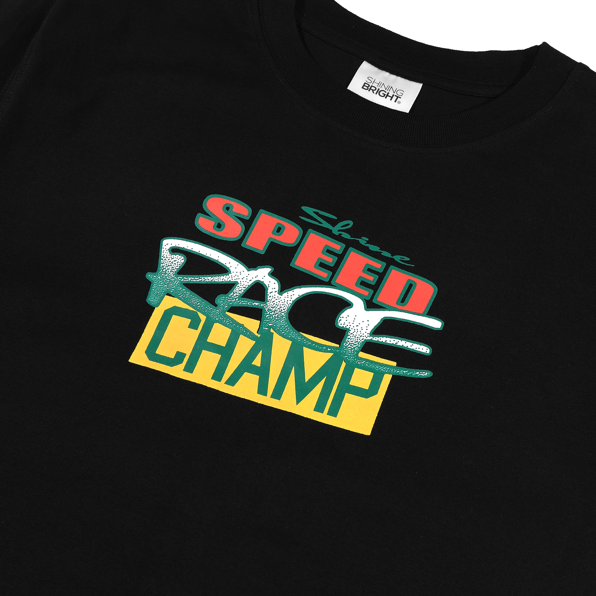 Shining Bright Speed Race Tshirt - Black