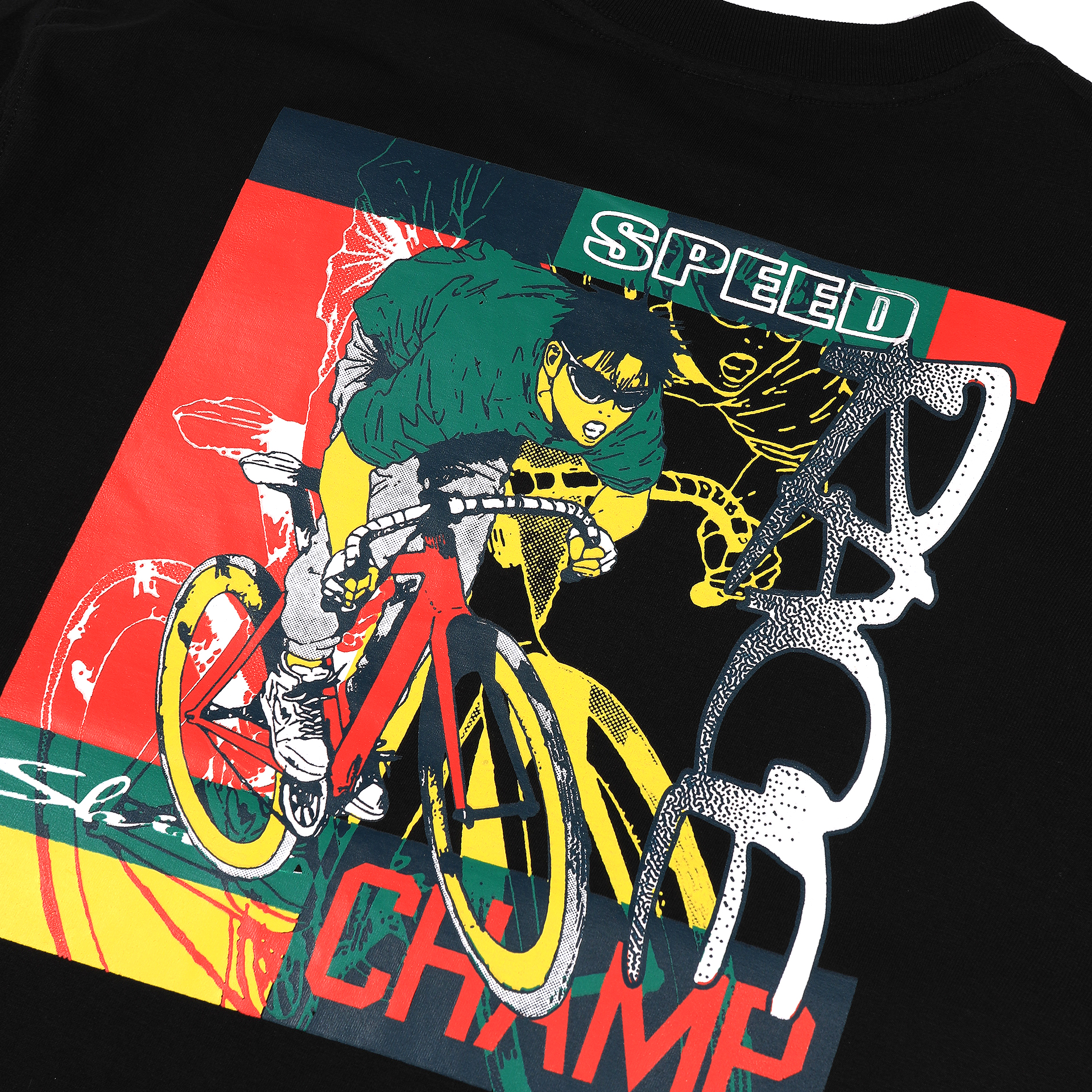 Shining Bright Speed Race Tshirt - Black