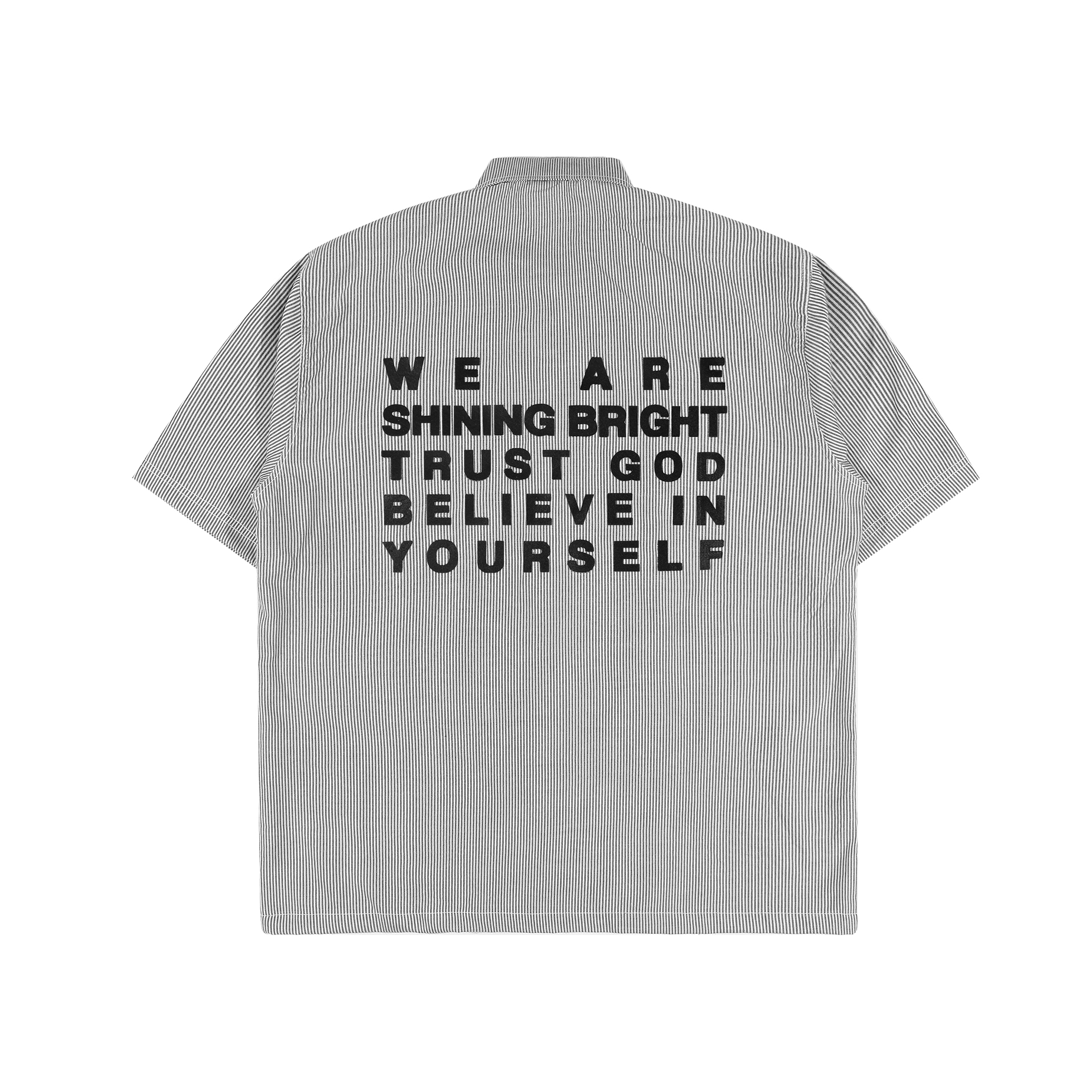 Shining Bright Trust Stripe Shirt - Black