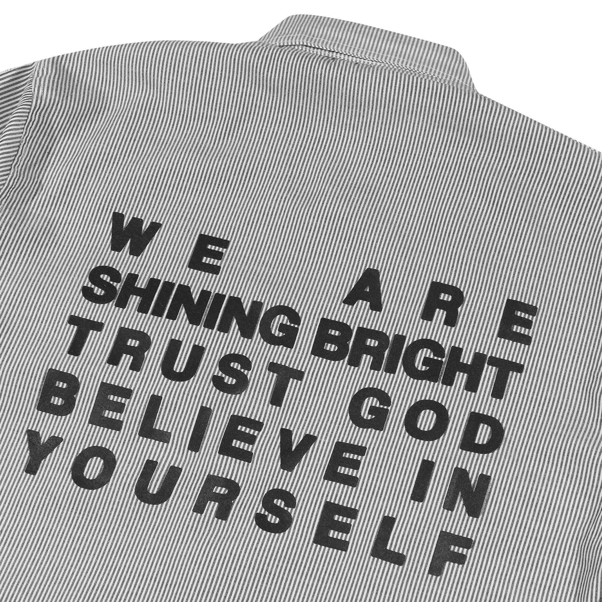 Shining Bright Trust Stripe Shirt - Black