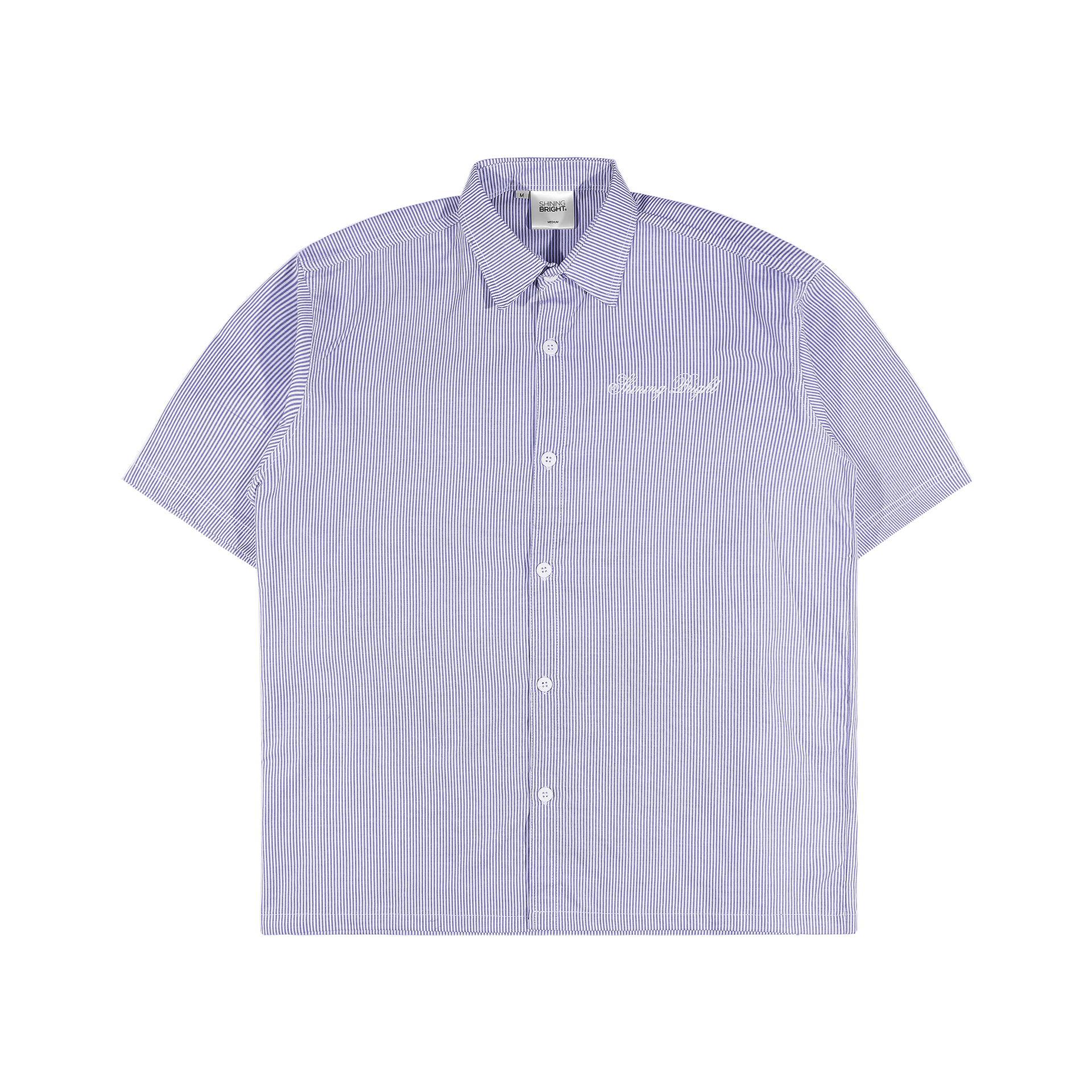 Shining Bright Believe Stripe Shirt - Blue