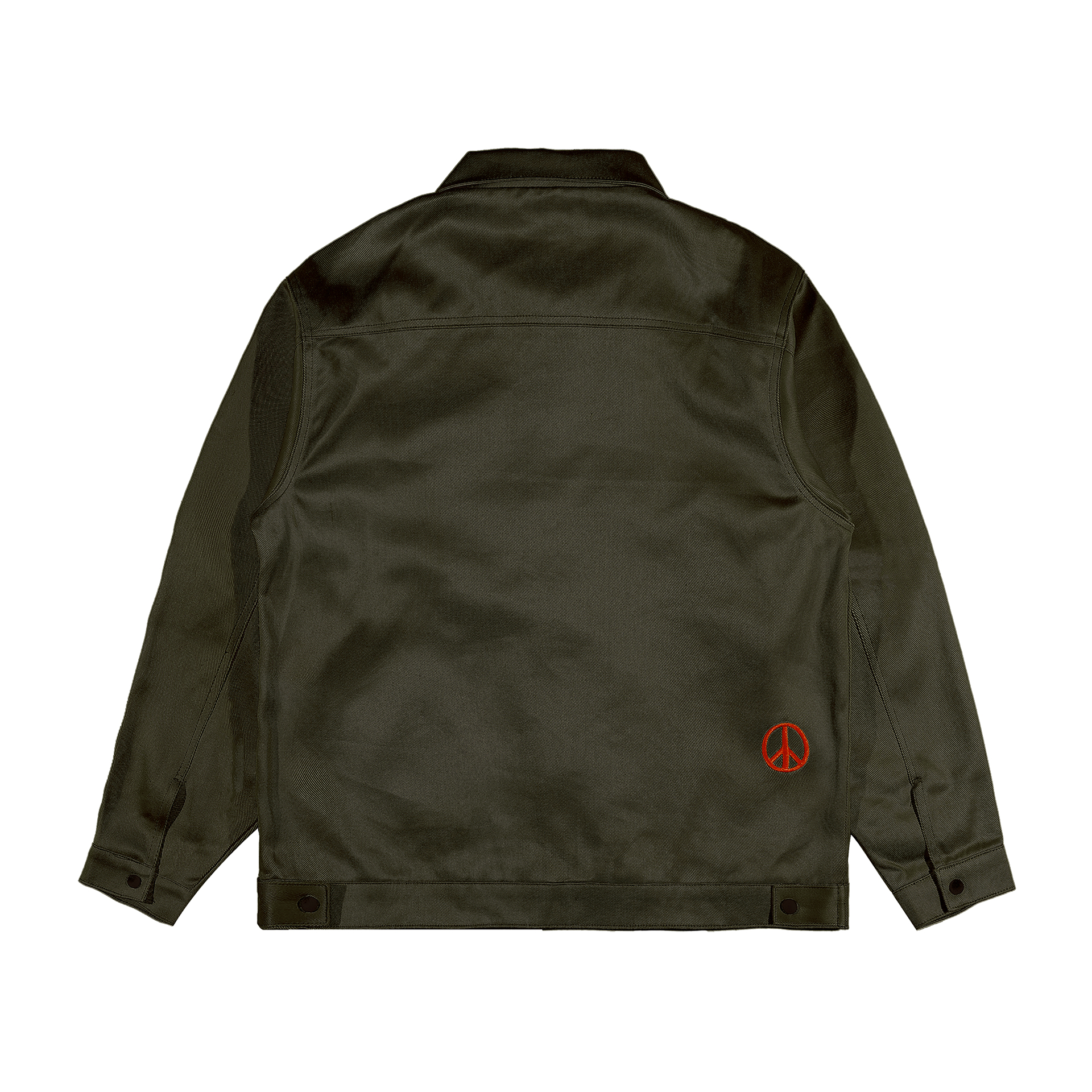 Shining Bright Peace Jacket - Olive