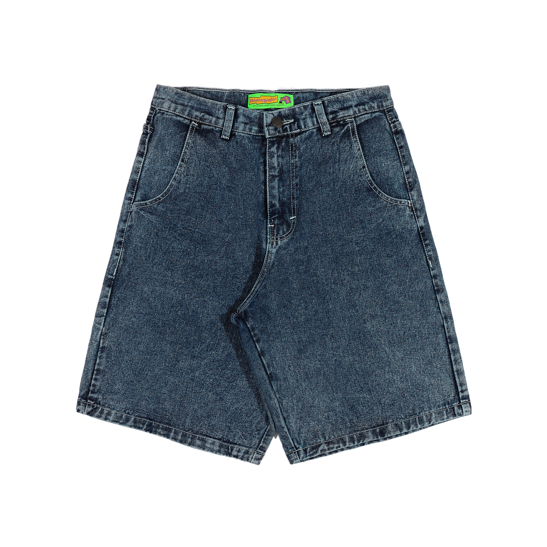 Shining Bright Jorts Denim Short Pants - Blue Snow Wash