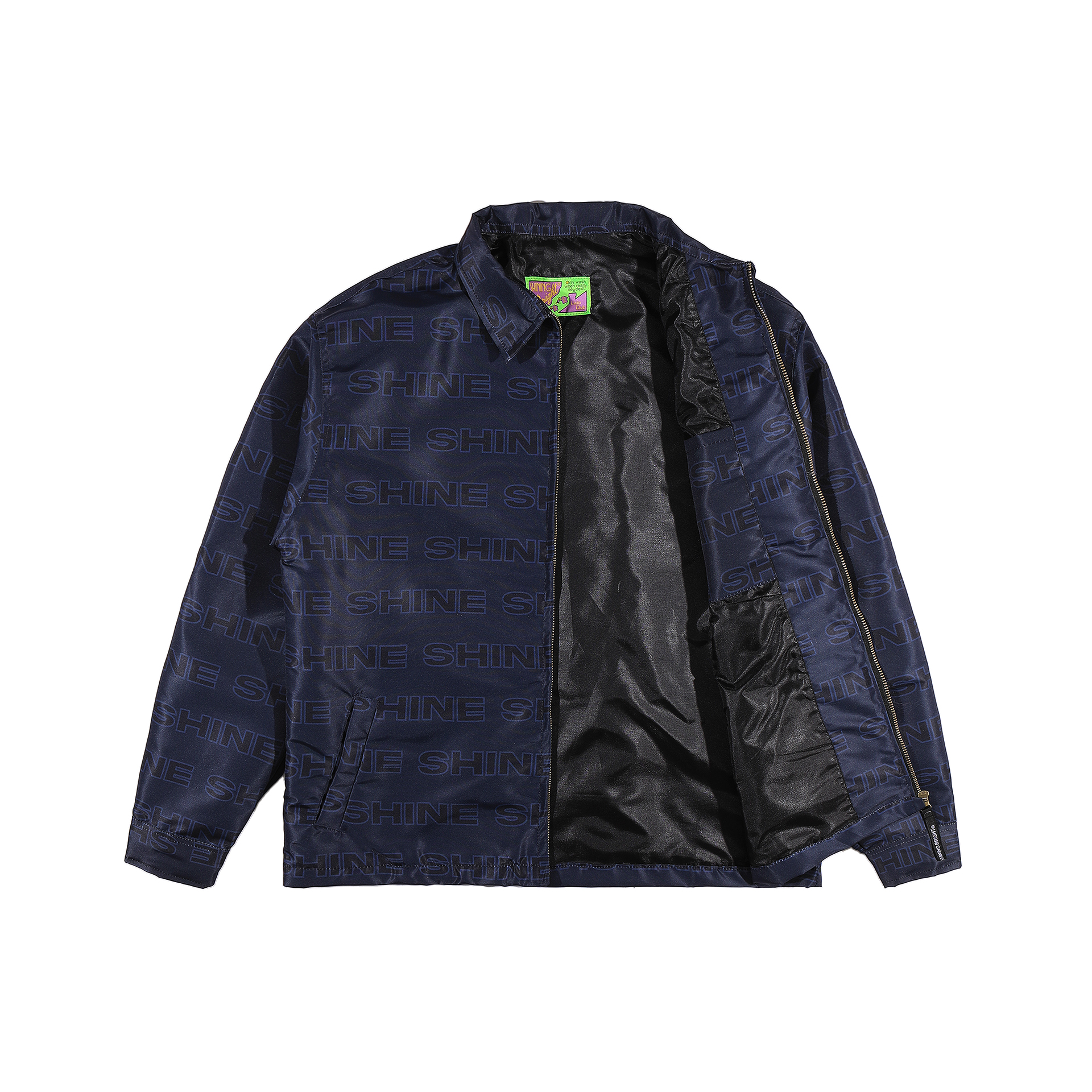 Shining Bright Monogram Work Jacket - Navy