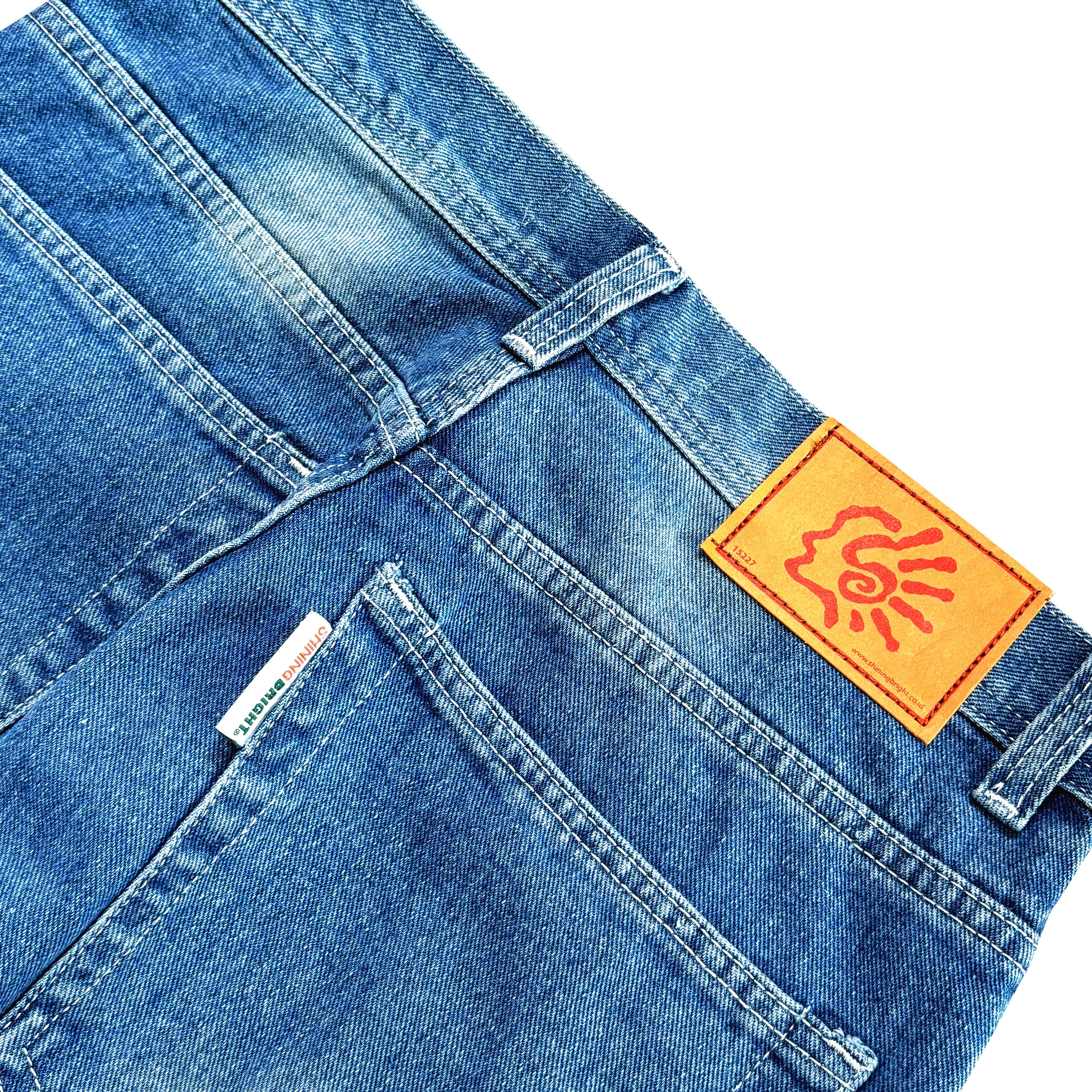 Shining Bright Jeans Long Pants Denim - Sky Blue