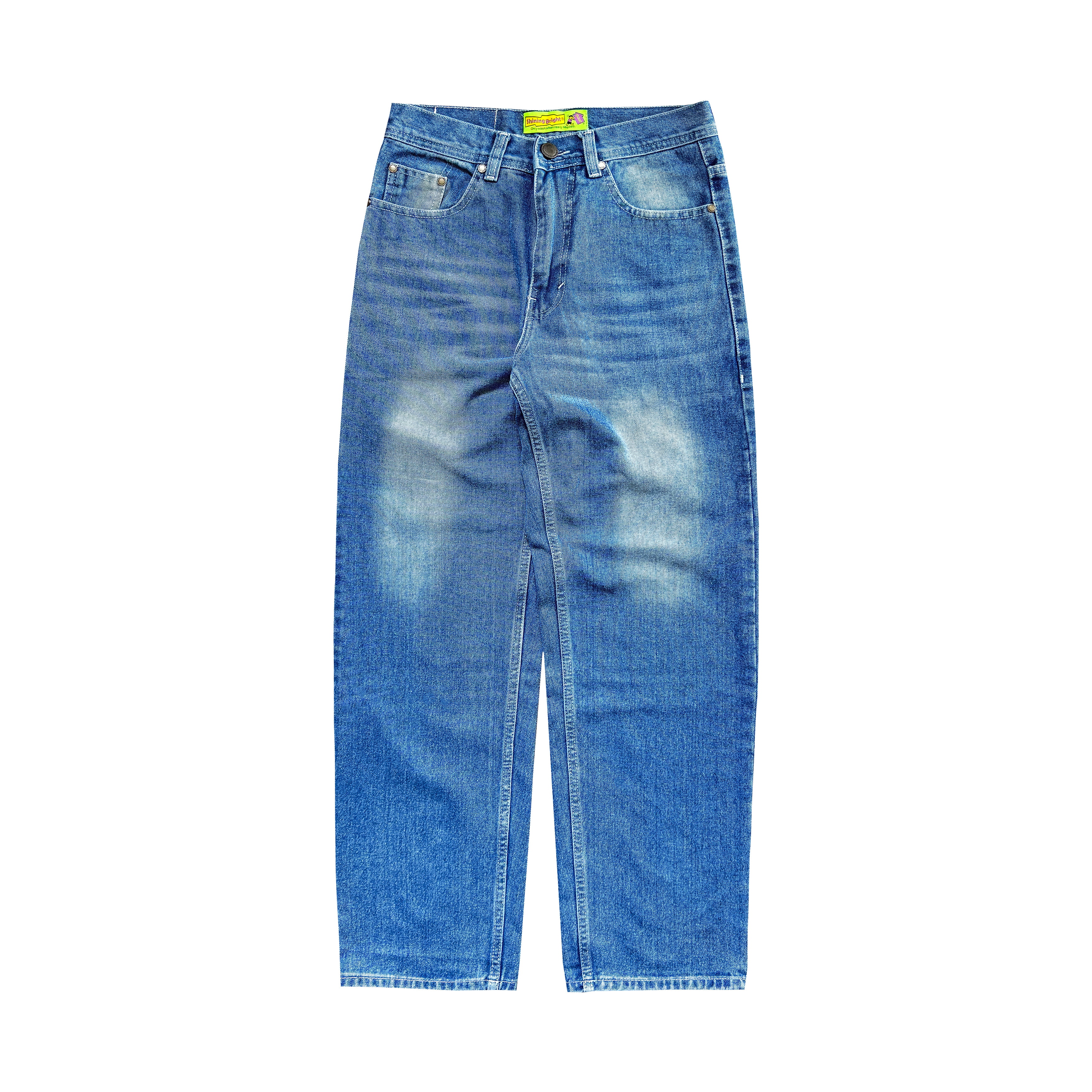 Shining Bright Jeans Long Pants Denim - Sky Blue