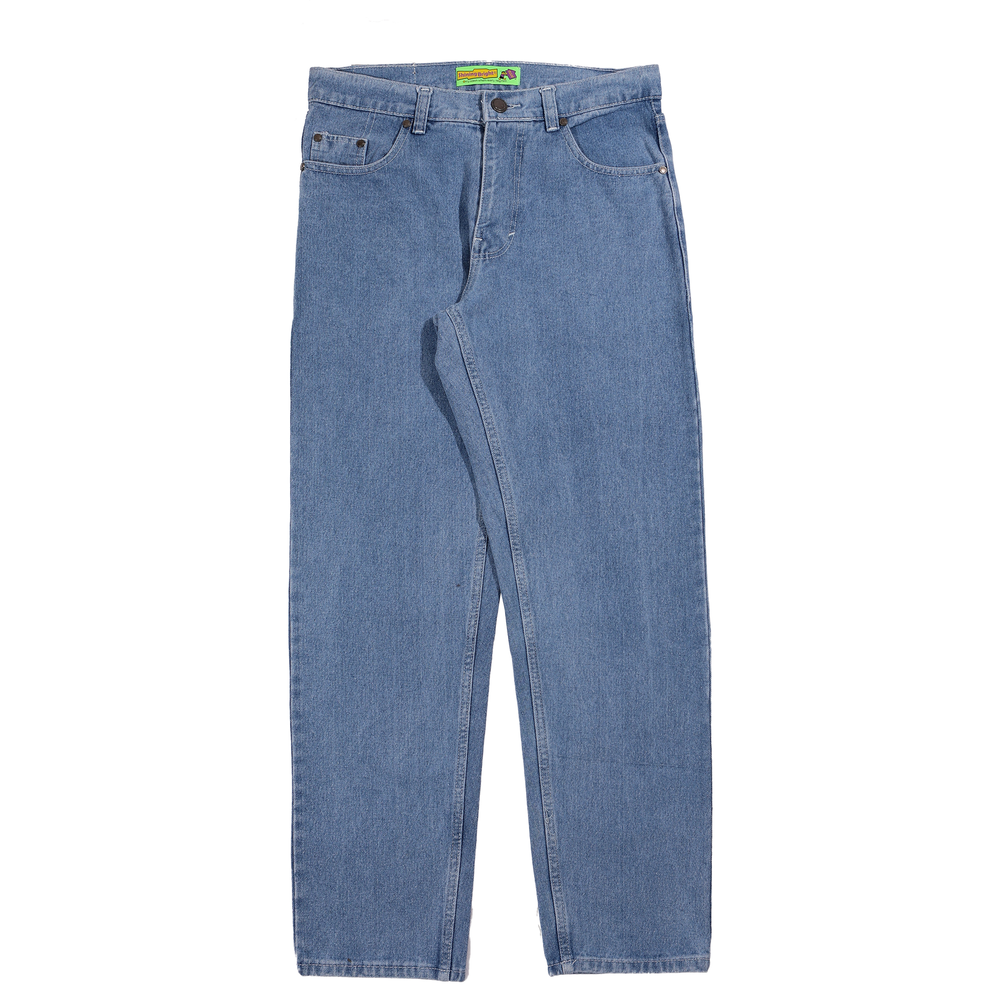 Shining Bright Reguler Long Pants Denim - Sky Blue