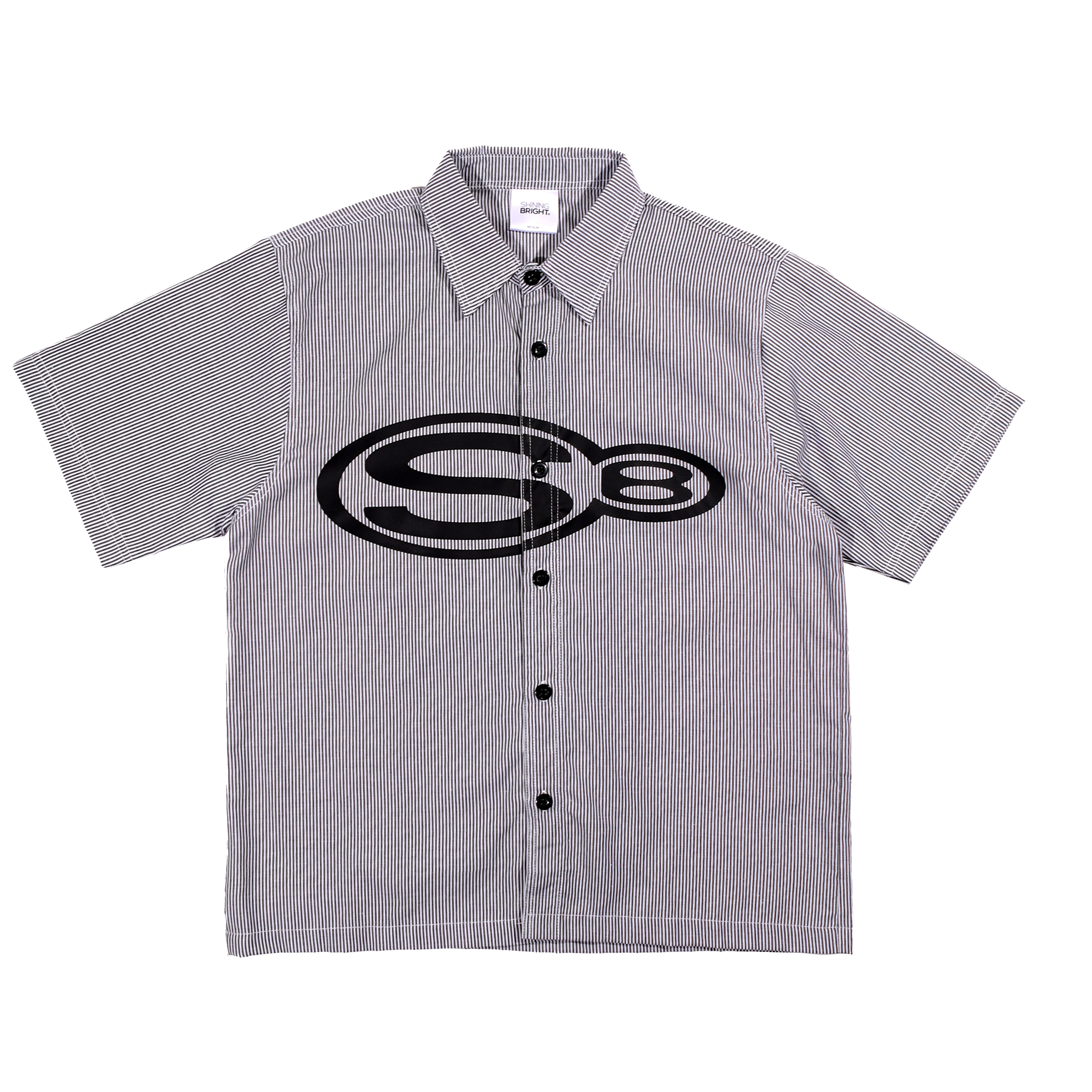 Shining Bright Morph Stripe Shirt - Black