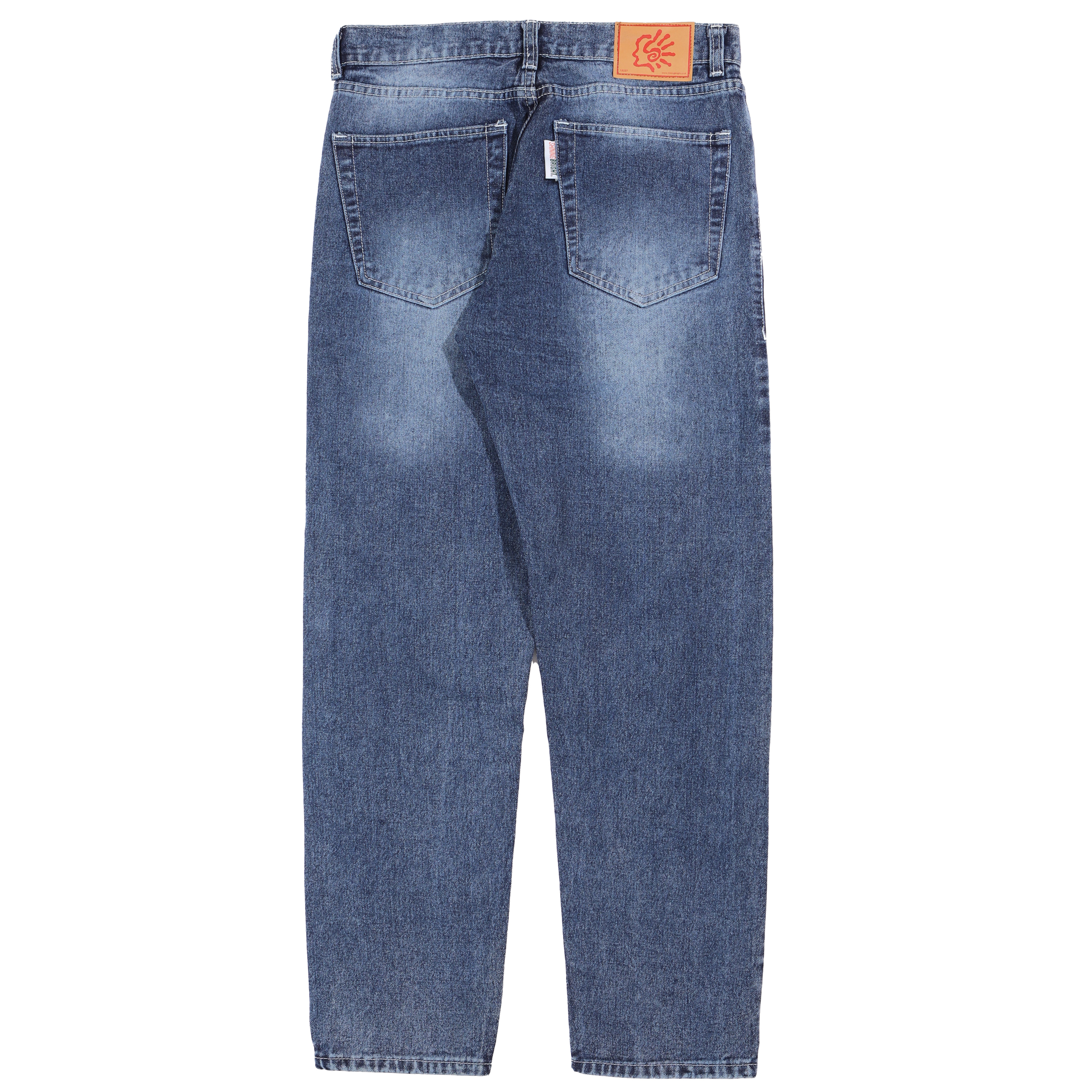 Shining Bright Jeans Long Pants Denim - Blue Snow Wash