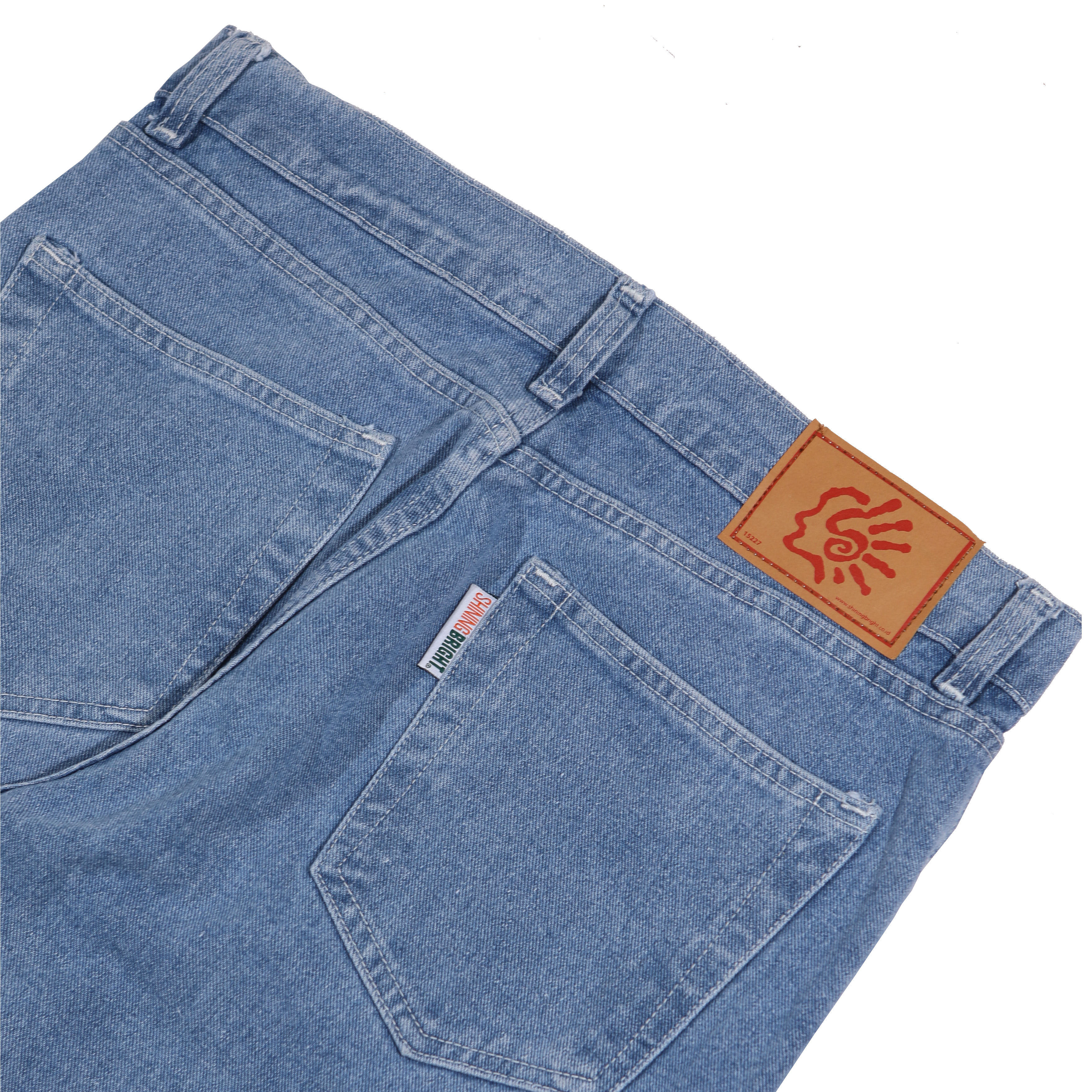 Shining Bright Reguler Long Pants Denim - Sky Blue