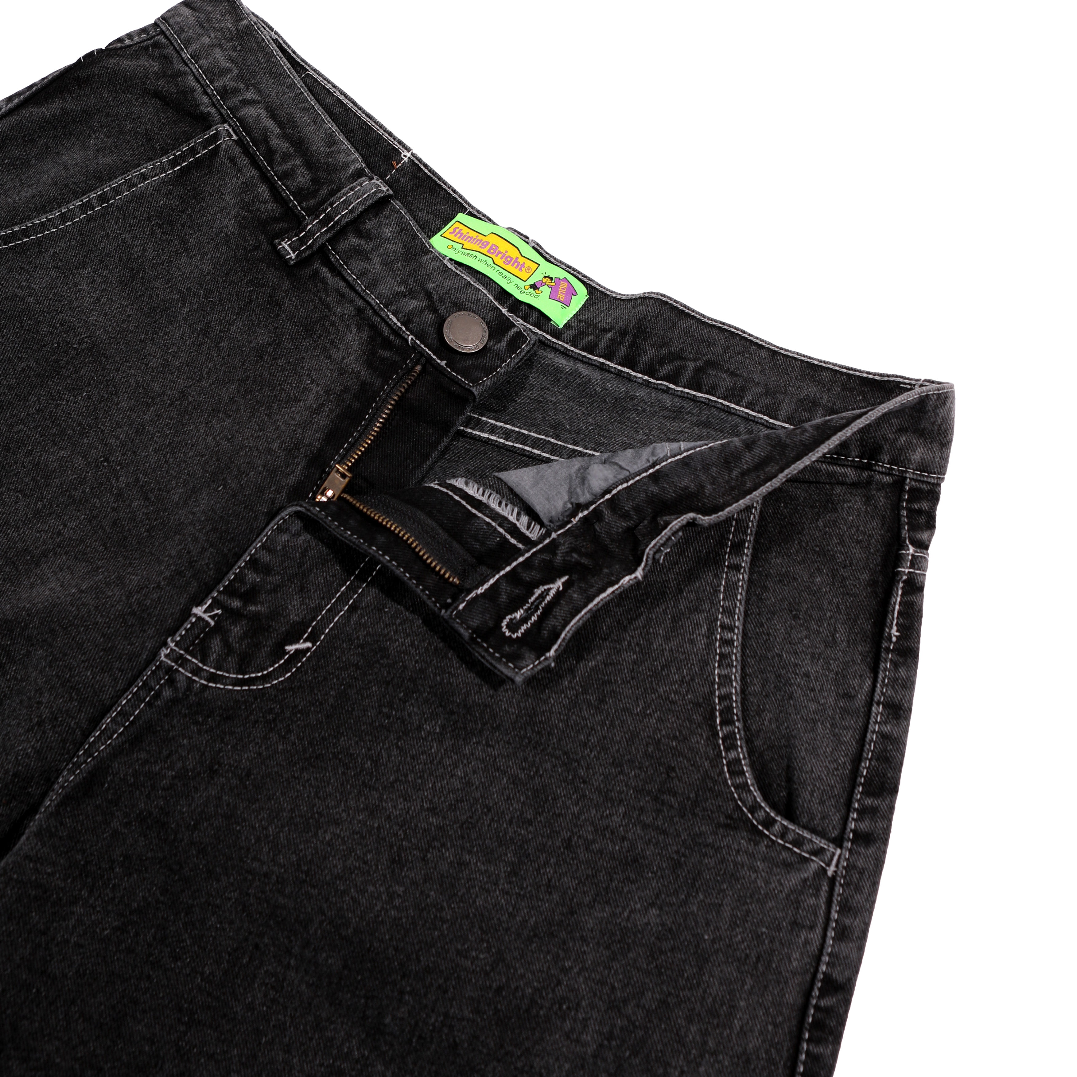 Shining Bright Jorts Denim Short Pants - Black Snow Wash