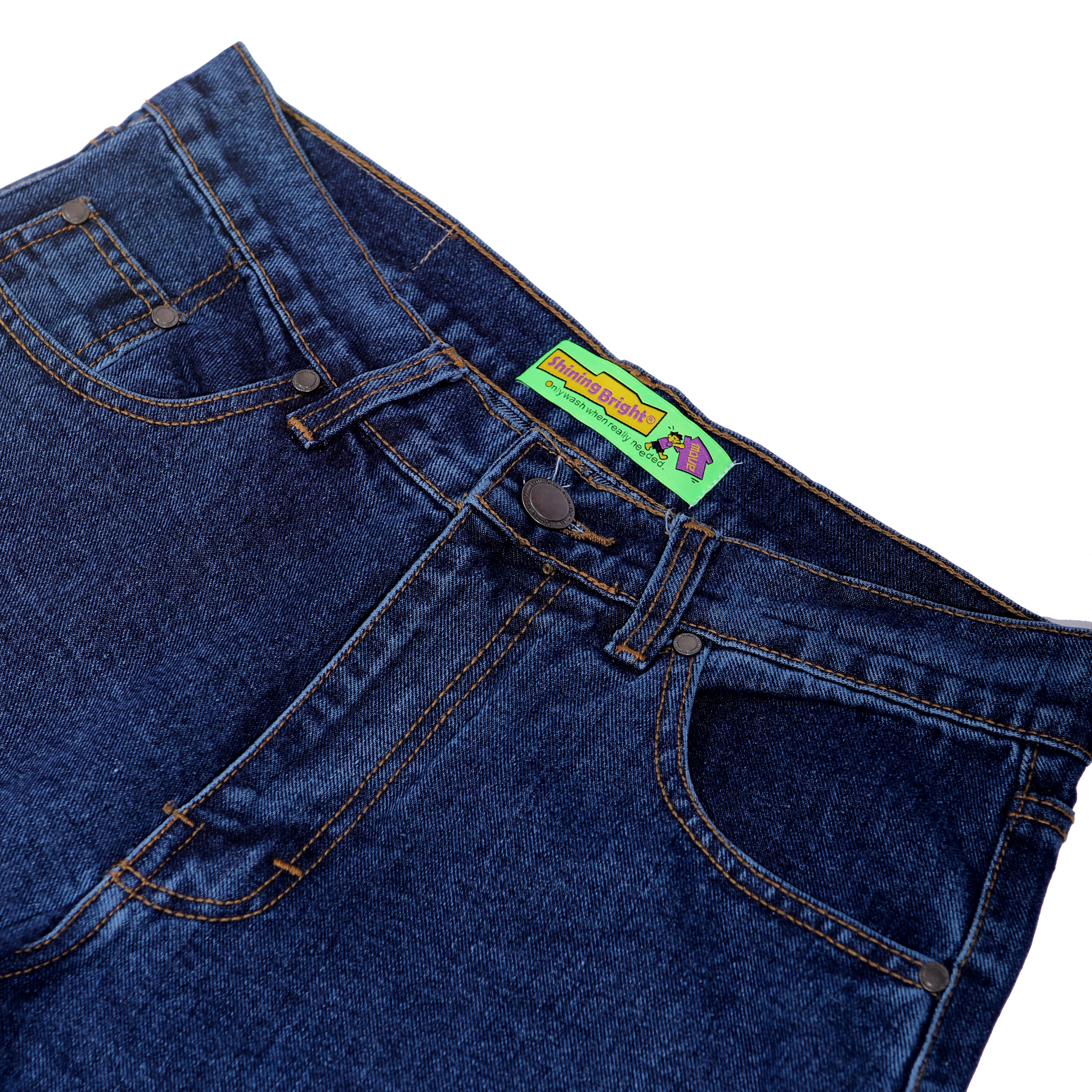Shining Bright Reguler Long Pants Denim - Blue Wash