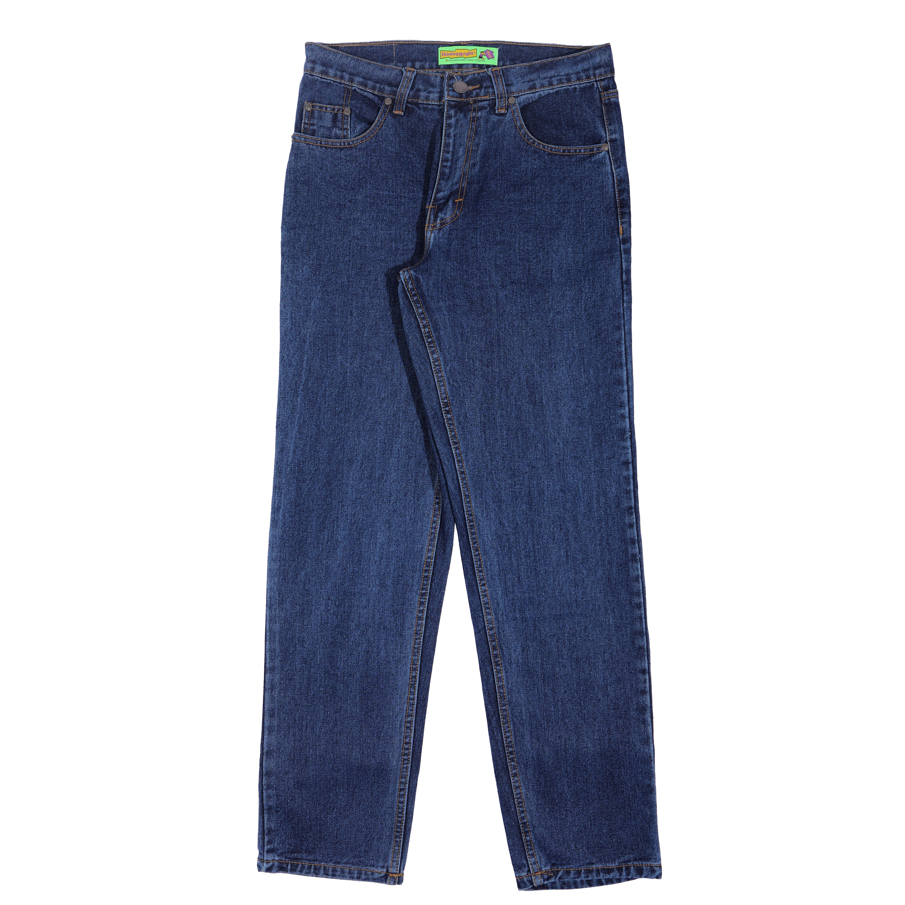 Shining Bright Reguler Long Pants Denim - Blue Wash