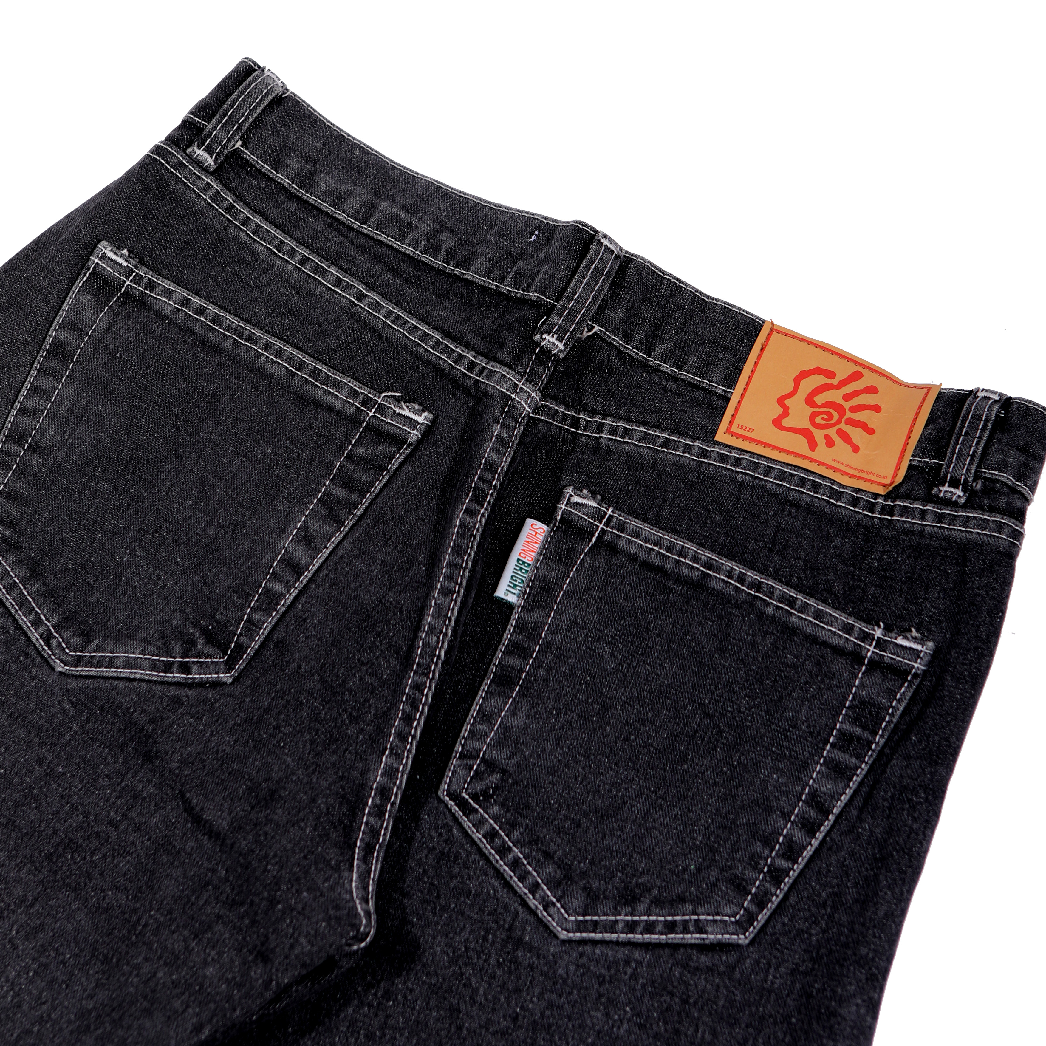 Shining Bright Reguler Long Pants Denim - Grey Stone