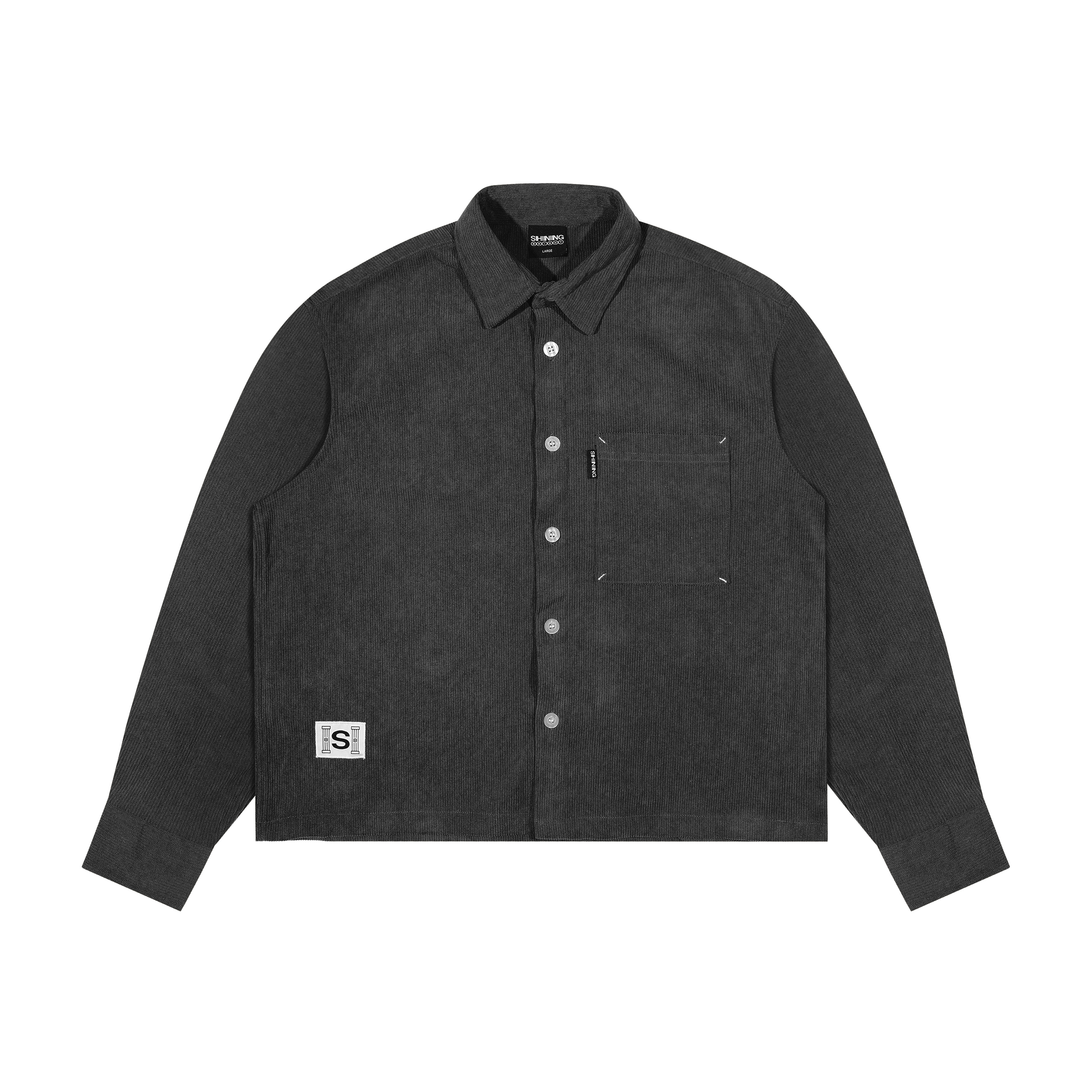 Shining Bright Limber Corduroy Shirt - Black