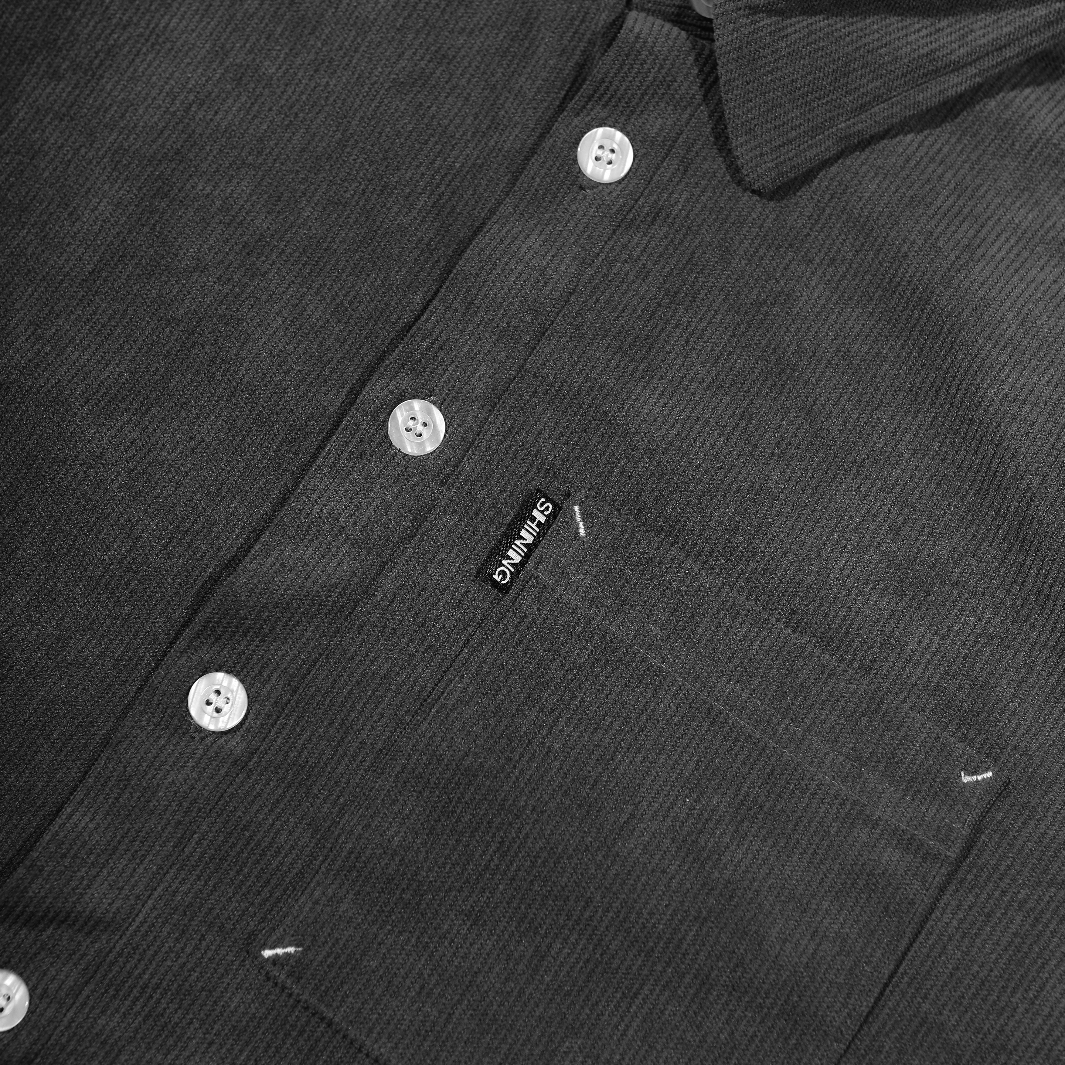 Shining Bright Limber Corduroy Shirt - Black