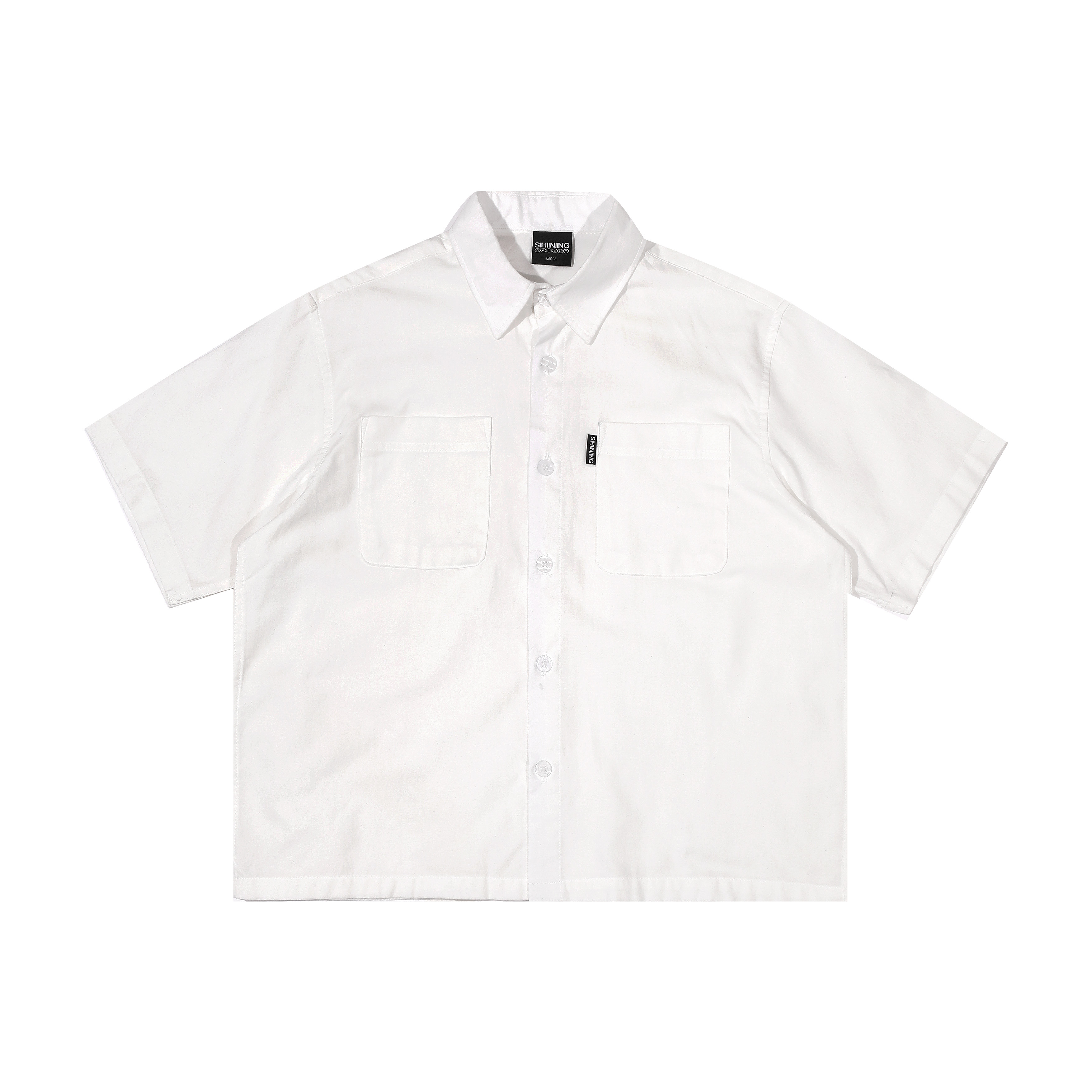 Shining Bright Luze Collar Shirt - Broken White