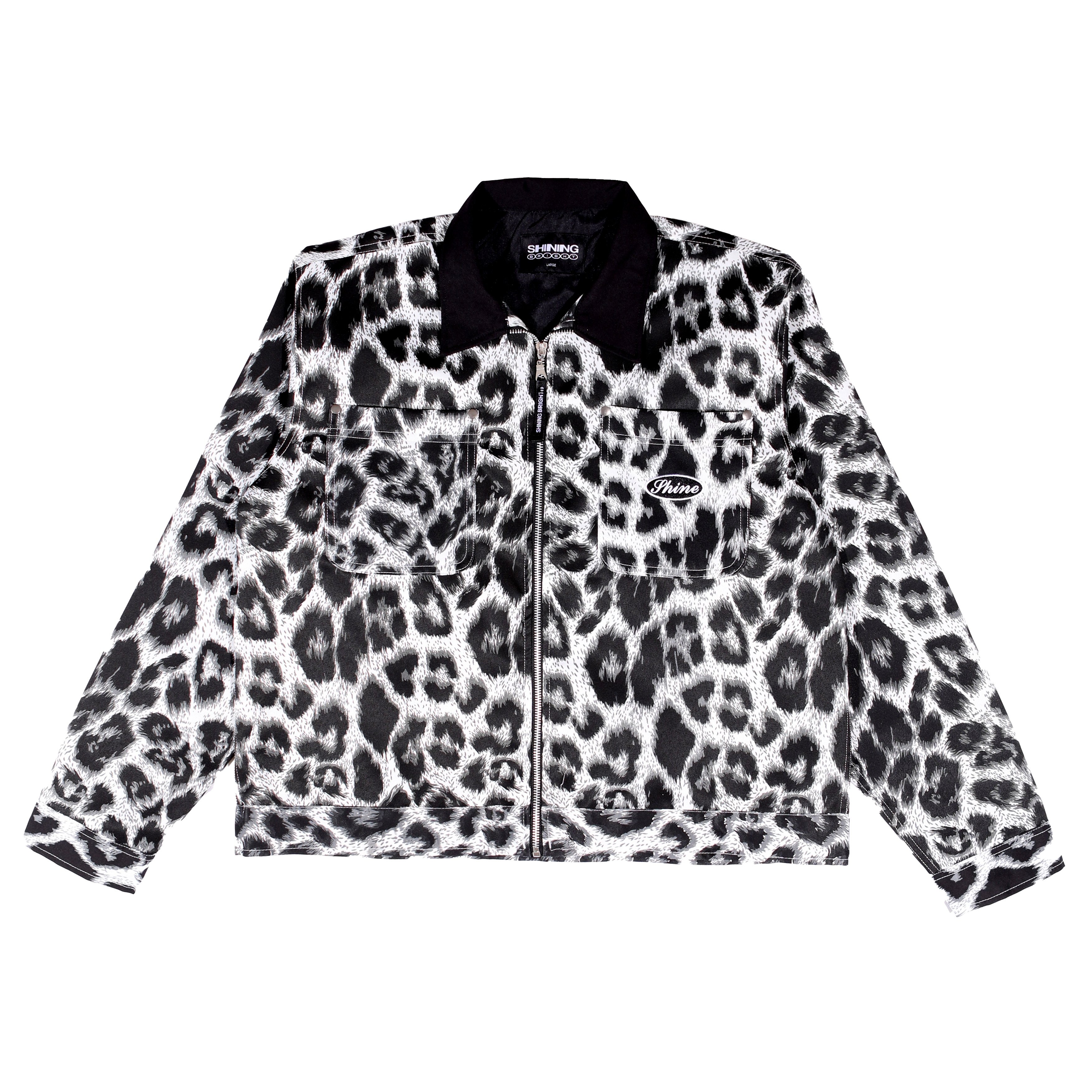 Shining Bright Leopard Jacket - White