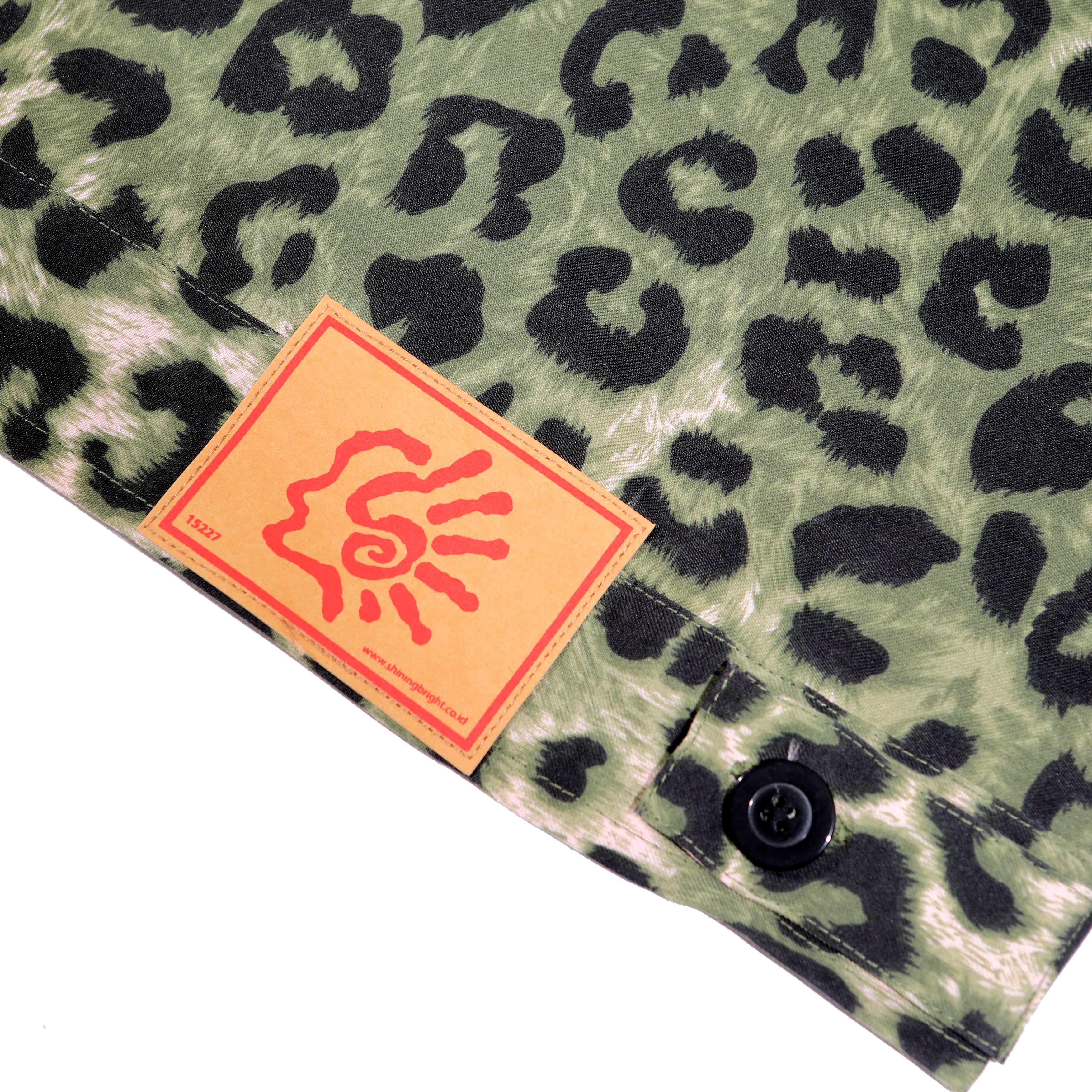 Shining Bright Leopard Jacket - Green