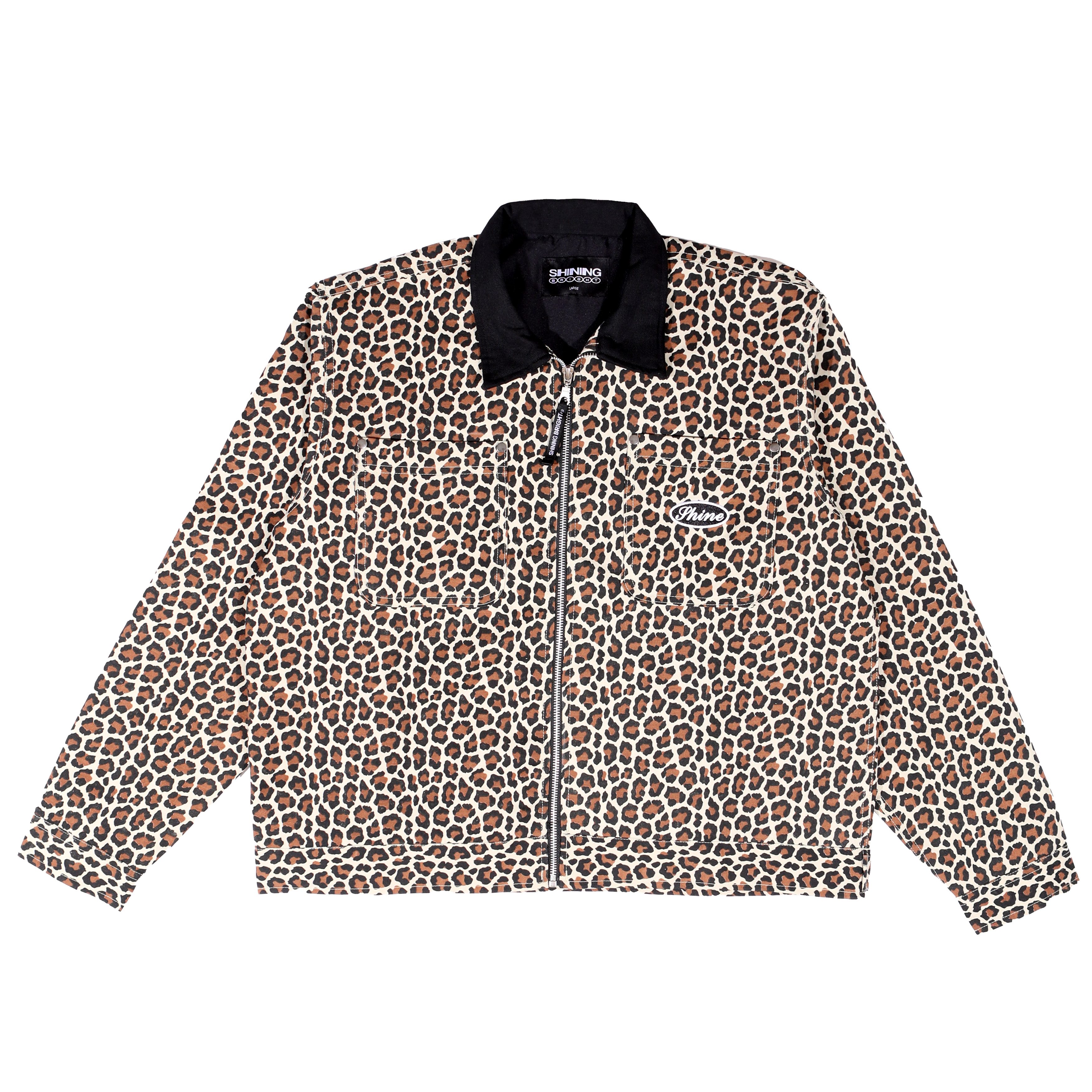 Shining Bright Leopard Jacket - Cream